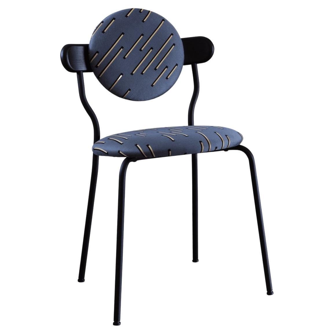 Planet Chair Fabric CAT. 3 Métaphores Stadium Plomb by La Chance For Sale