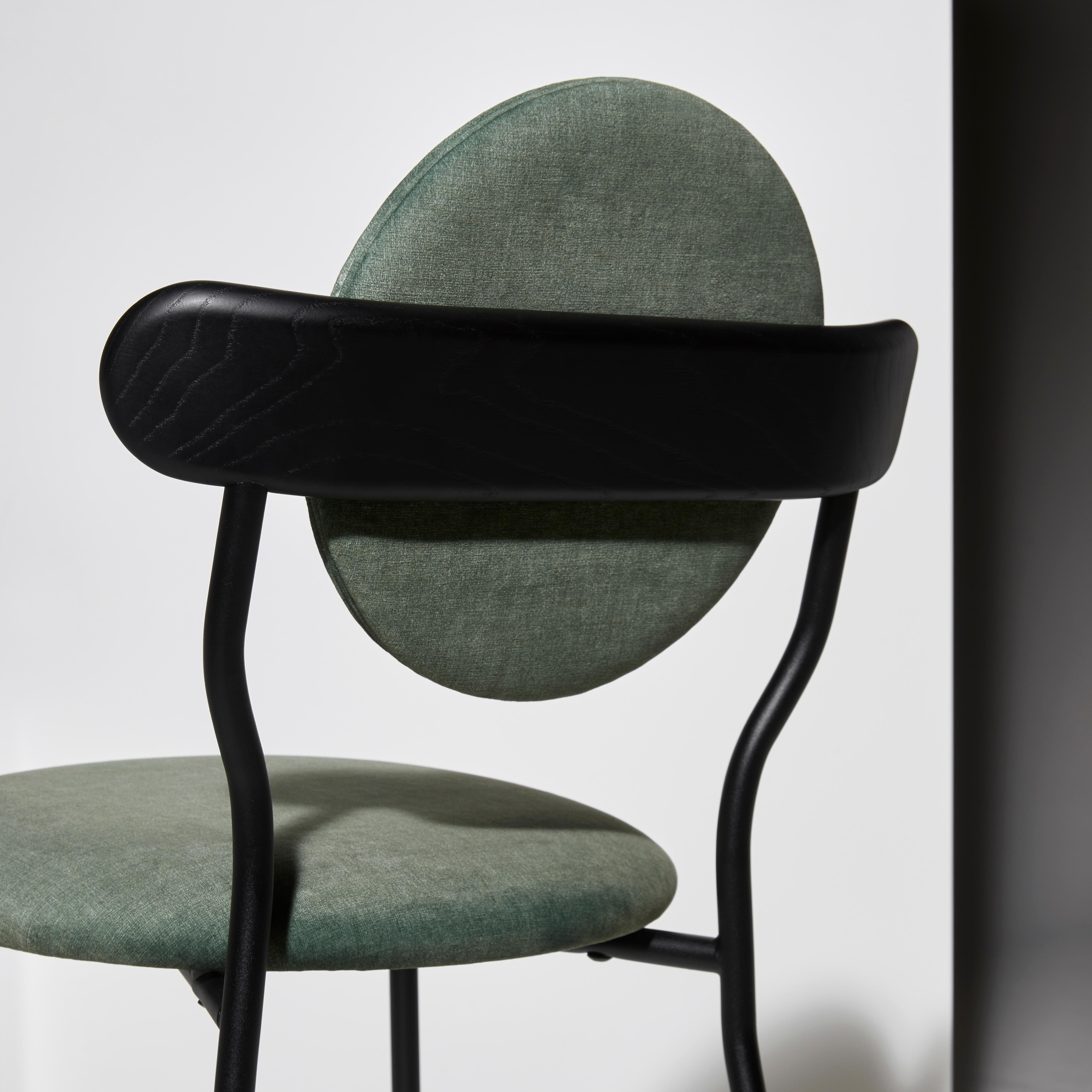 Contemporary Planet Chair - Fabric from Lelièvre by Jean-Baptiste Souletie for La Chance For Sale