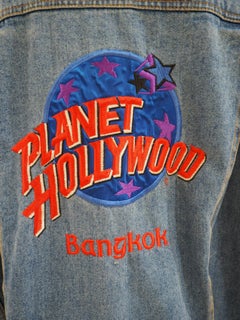 Planet Hollywood denim bomber jacket