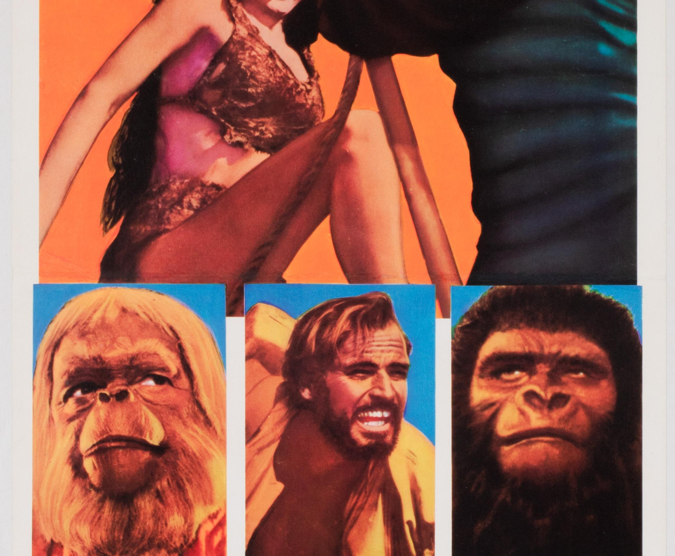 Américain Planet of the Apes' 1968 US Insert Film Movie Poster en vente