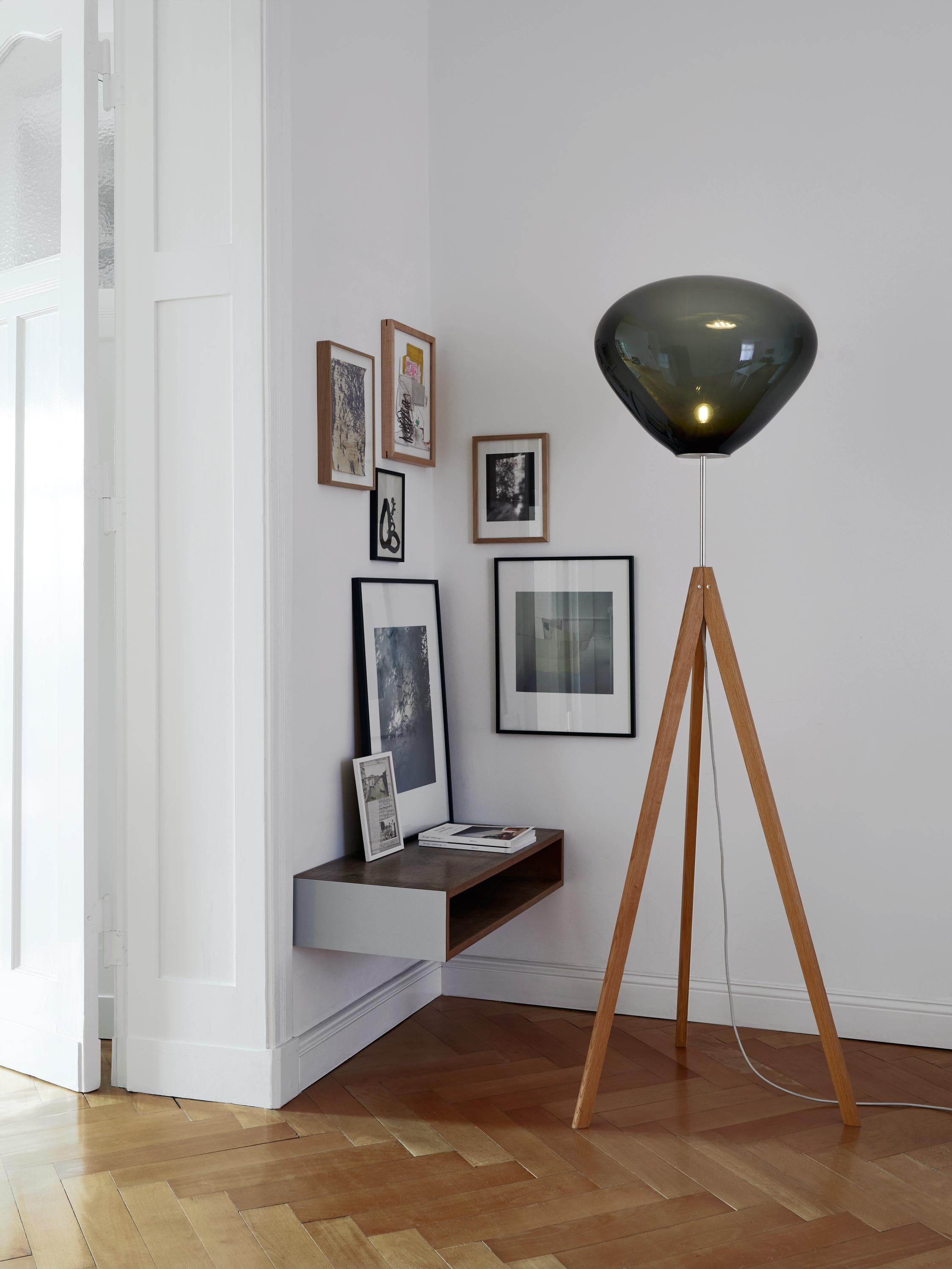 Anodisé Lampadaire Planet X, verre de Murano soufflé à la main, 2021, lampadaire, taille XXL en vente