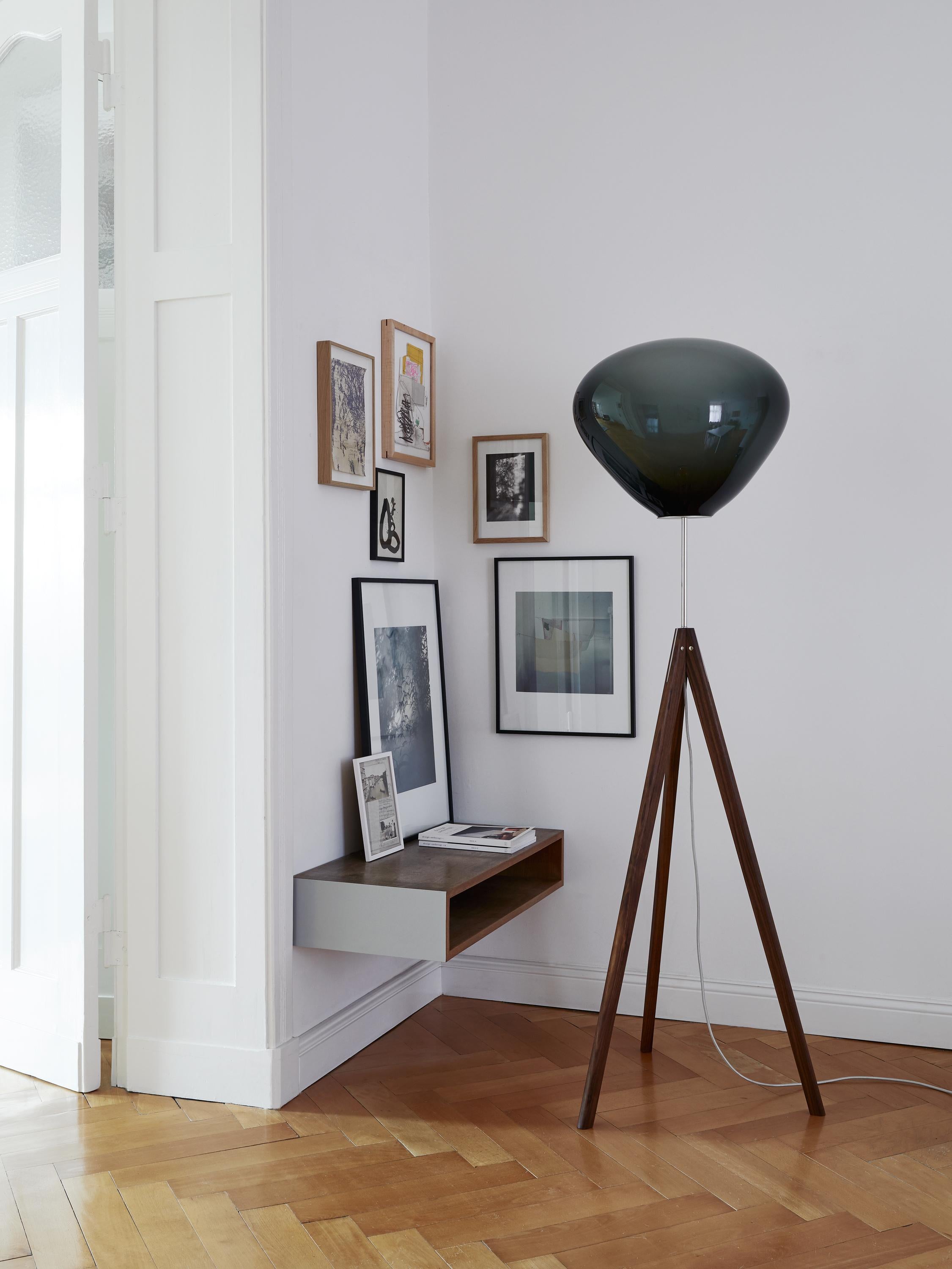 Anodisé Lampadaire Planet X, verre de Murano soufflé à la main, 2021, lampadaire, taille XXL en vente