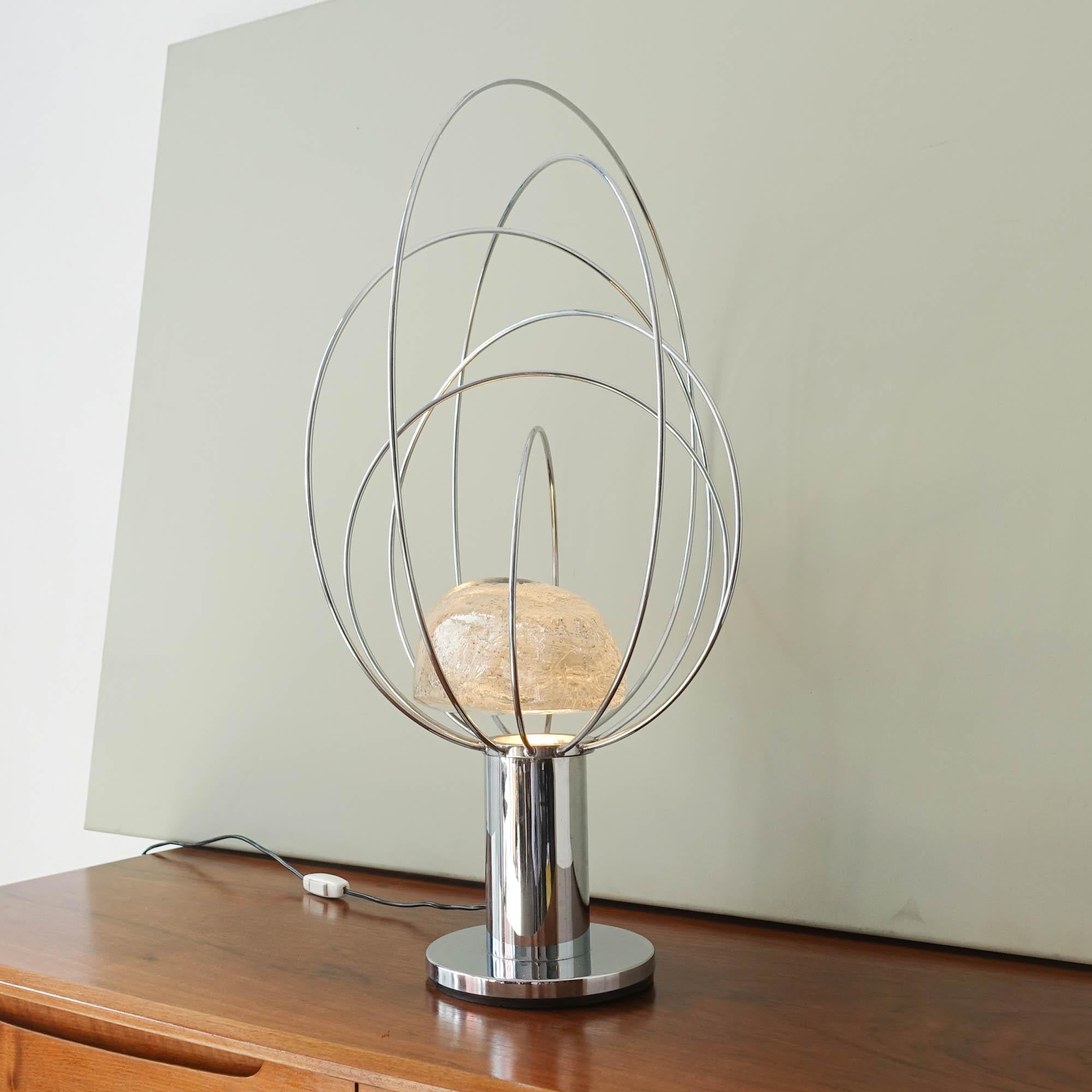 Spanish Planeta Table Lamp by Angelo Brotto for Fase, c. 1975
