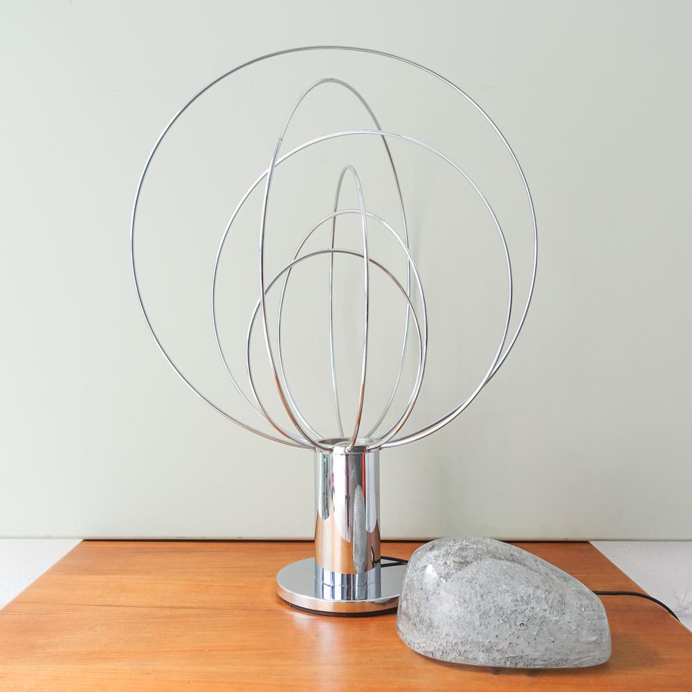 Planeta Table Lamp by Angelo Brotto for Fase, c. 1975 Spain For Sale 5