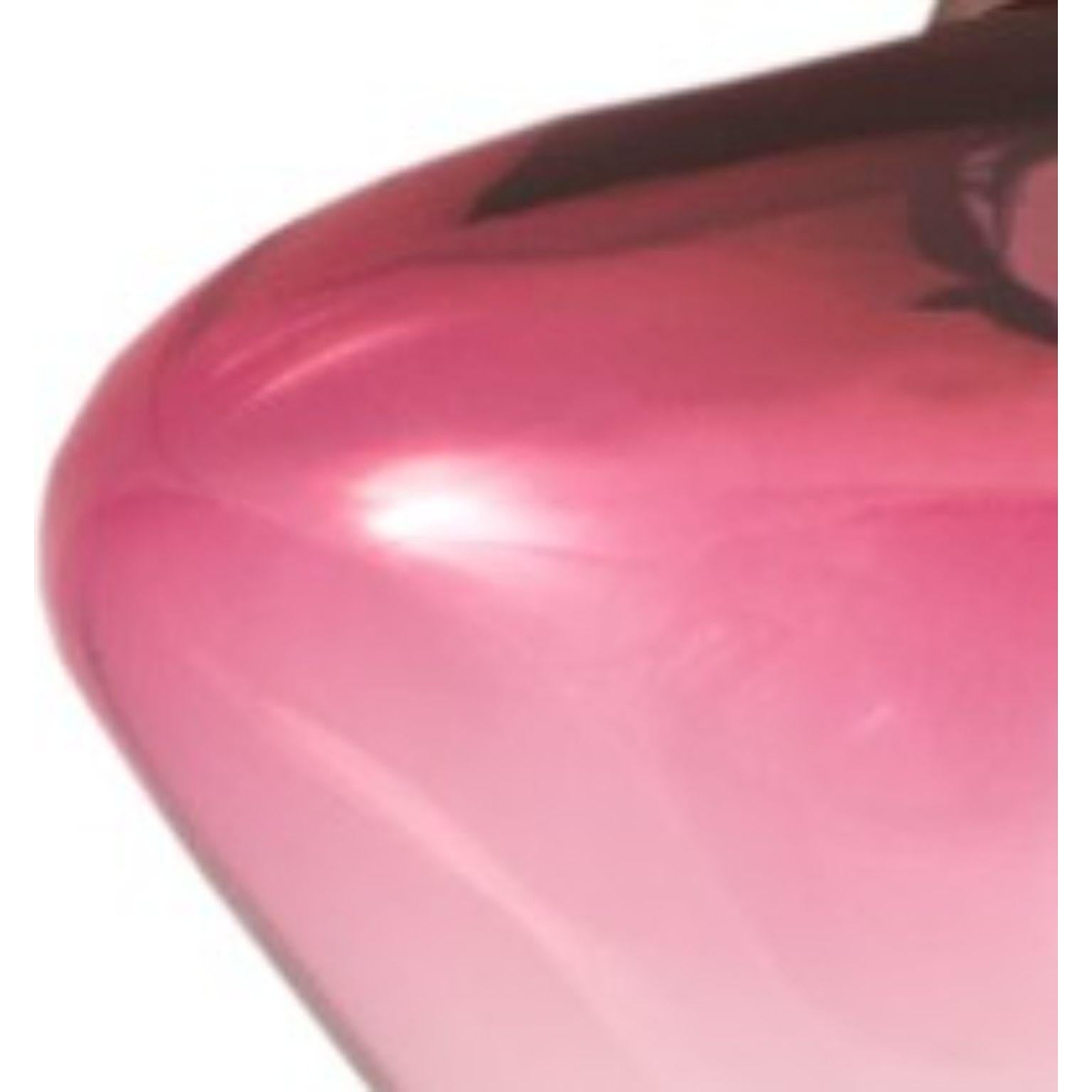 Postmoderne Lampe à suspension Planetoide Erosi en rubis brillant d'Eloa en vente