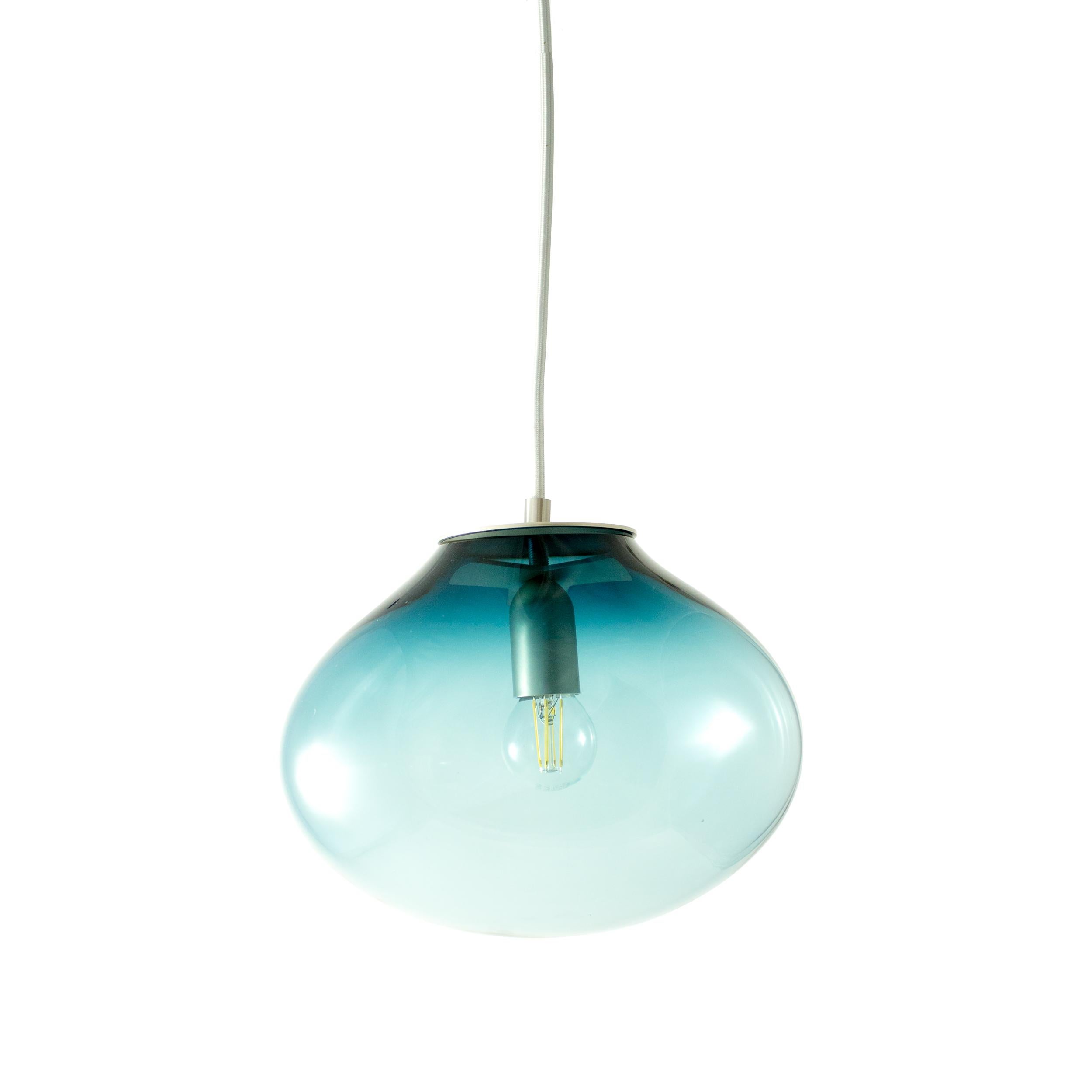 Planetoide Palasi Petrol Pendant by ELOA For Sale 1