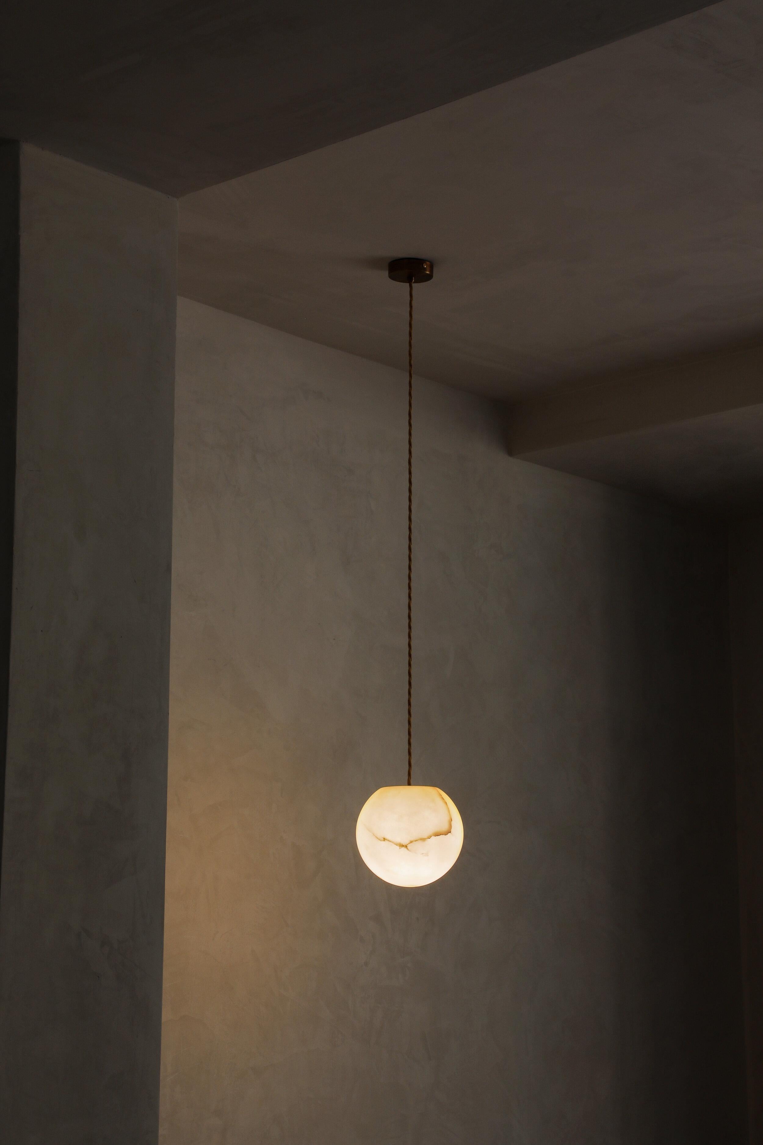 Post-Modern Planette Cable 12 Pendant by Contain For Sale
