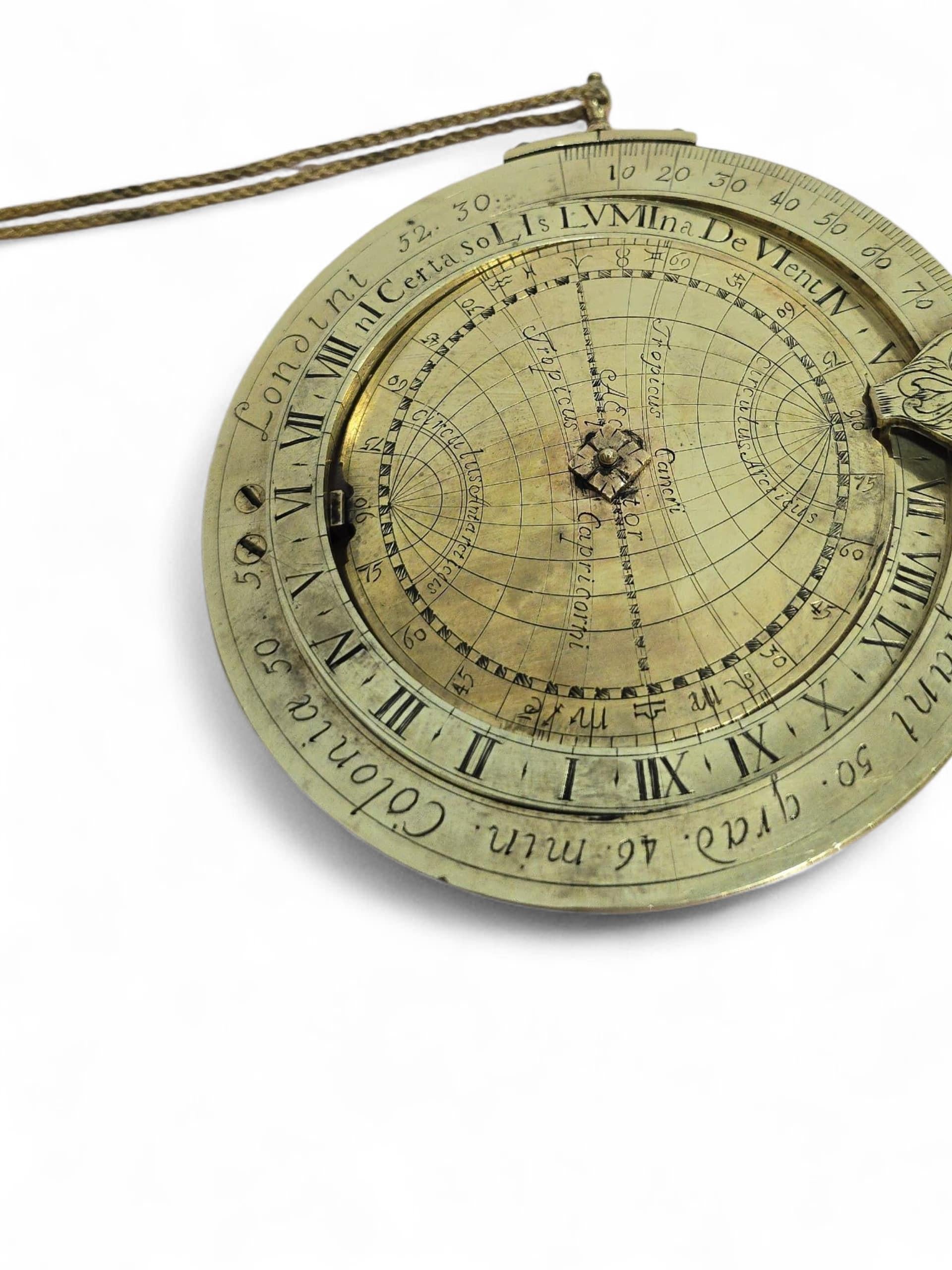 Planispheric Astrolabe – Equinoctial Dial, late 16th–early 17th century For Sale 6