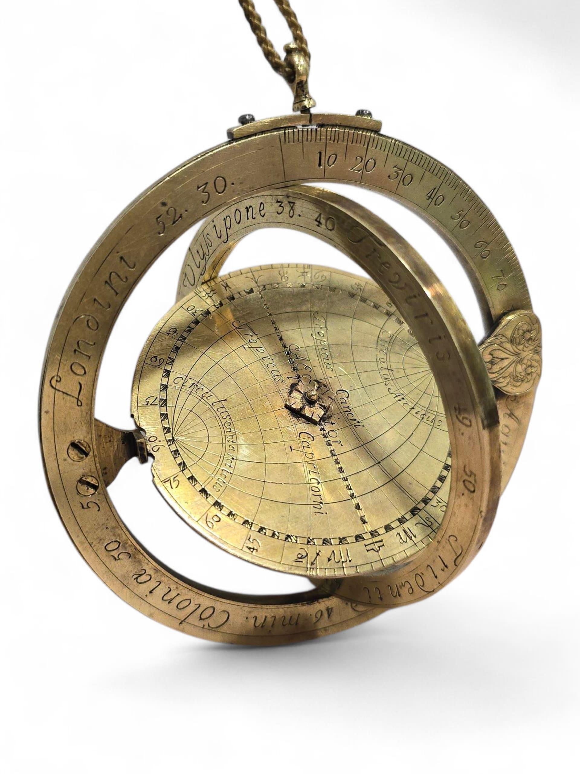Planispheric Astrolabe – Equinoctial Dial, late 16th–early 17th century In Good Condition For Sale In Madrid, ES