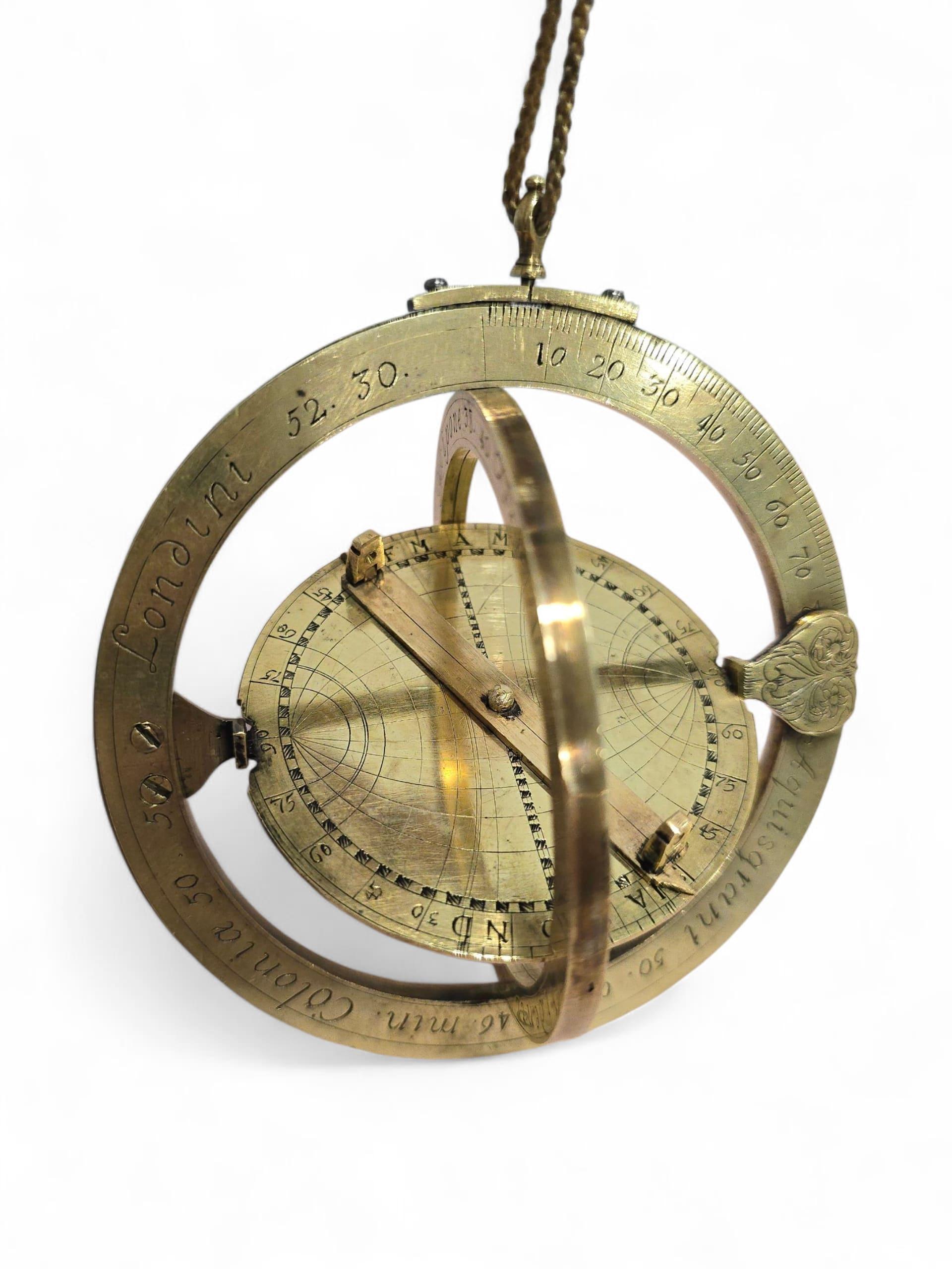18th Century and Earlier Planispheric Astrolabe �– Equinoctial Dial, late 16th–early 17th century For Sale