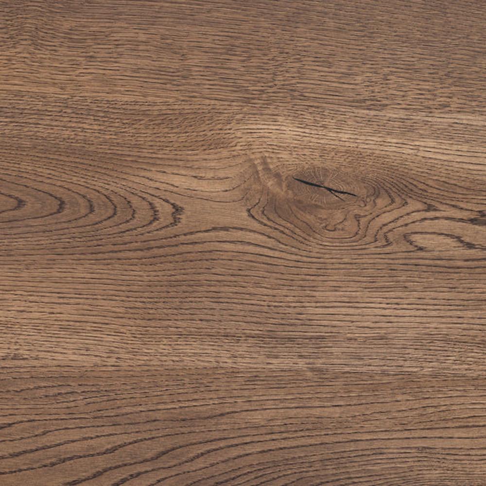 Contemporary Plank Dining Table, Solid Oak, Chocolate For Sale