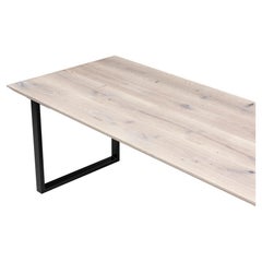 Plank Dining Table, Solid Oak, Cotton
