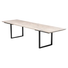 Plank Dining Table, Solid Oak, Cotton