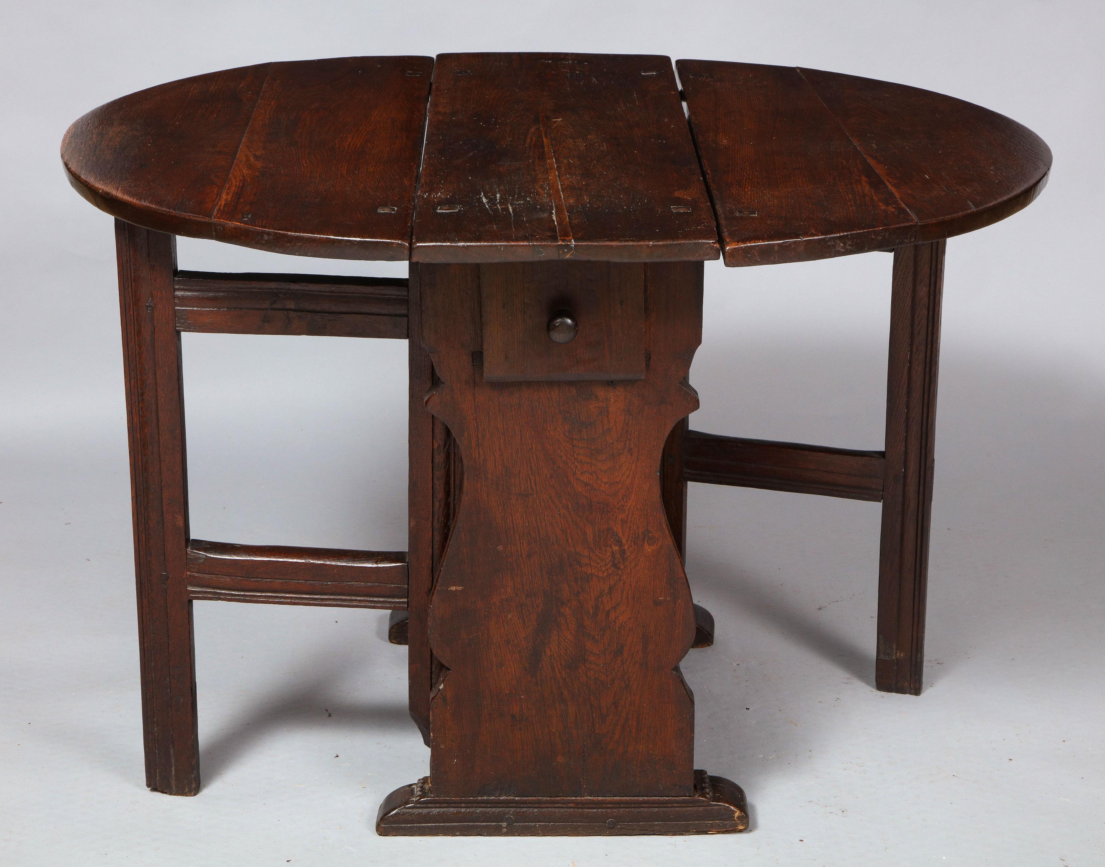 Welsh Plank End Gateleg Table For Sale