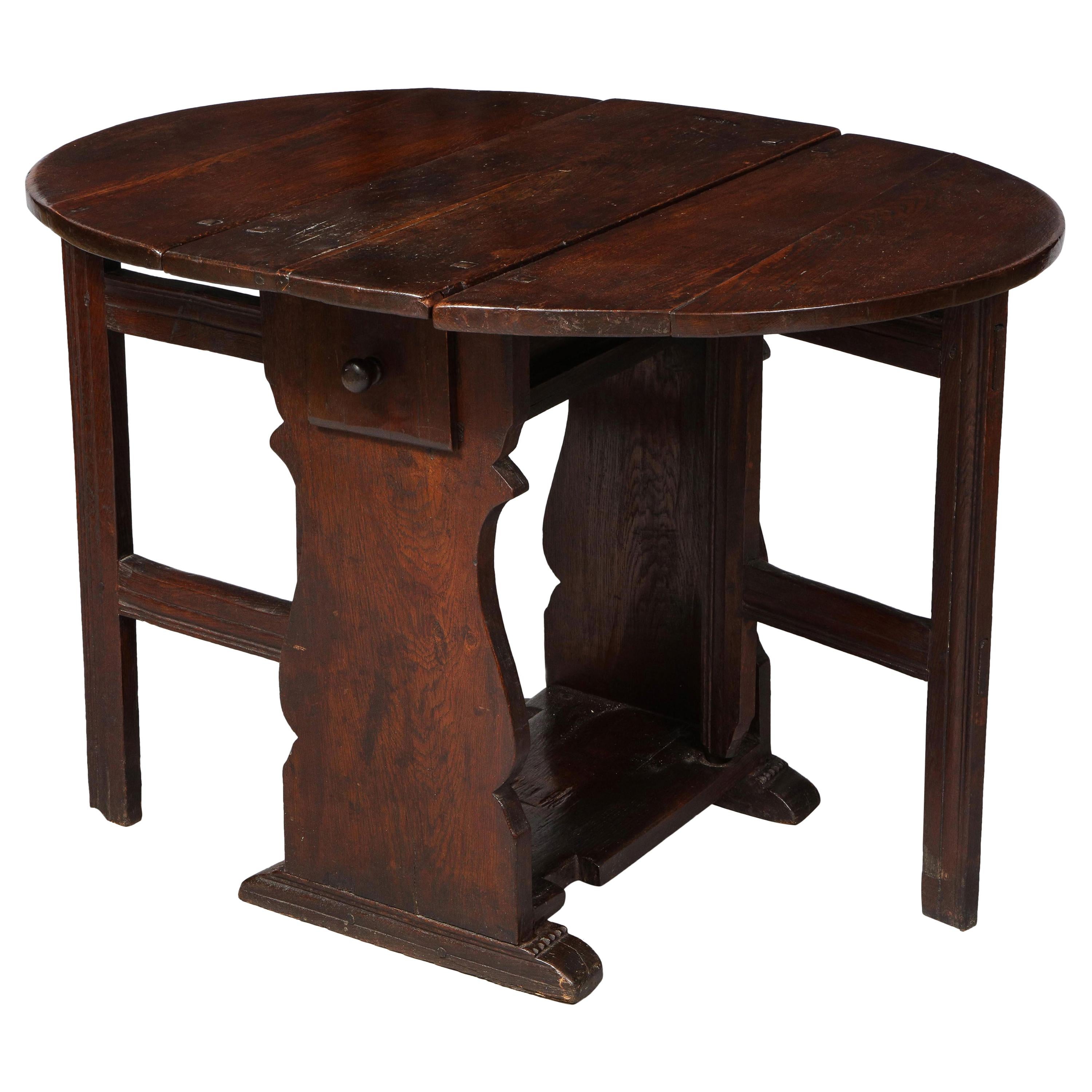 Plank End Gateleg Table For Sale