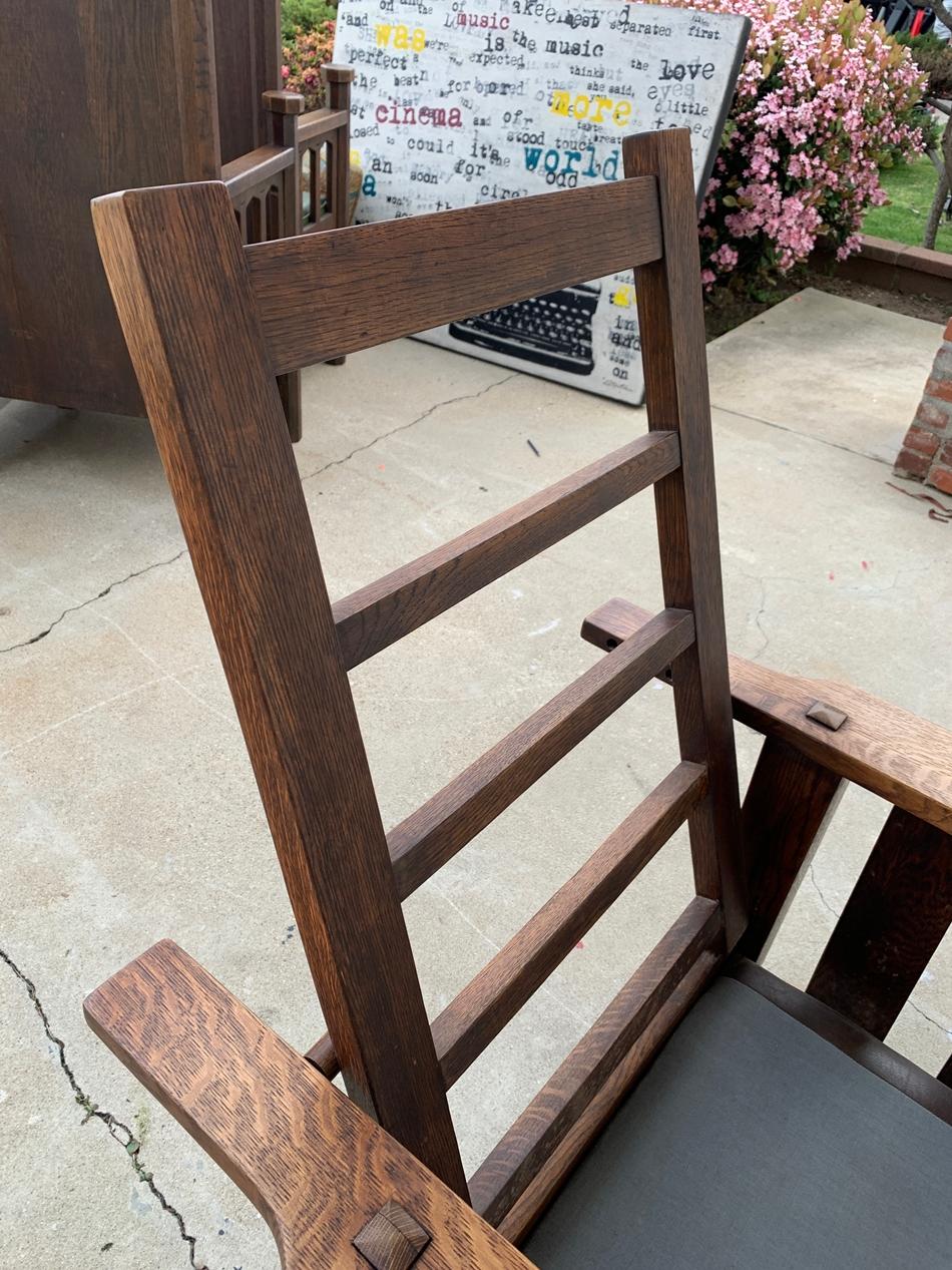 Plank Oak Chair by J. M. & Sons, Arts & Crafts Period 10