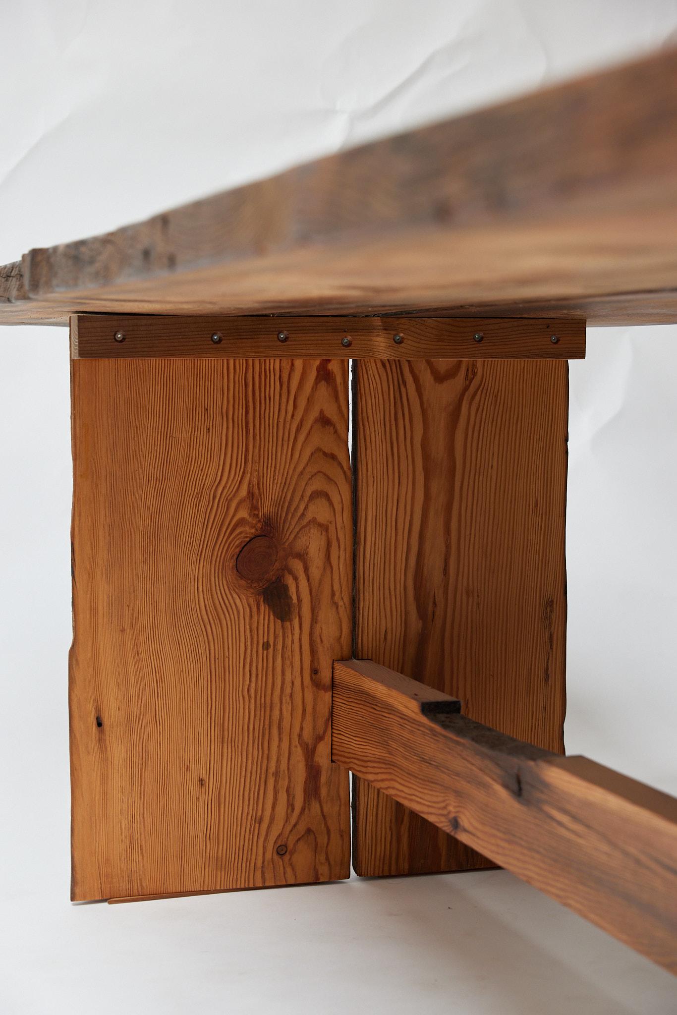 Plank Table in historical wood by Danish Fine Cabinetmaker Malte Gormsen  For Sale 3