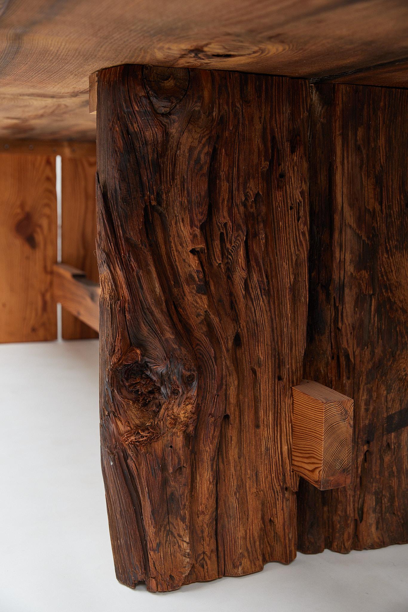 Plank Table in historical wood by Danish Fine Cabinetmaker Malte Gormsen  For Sale 8