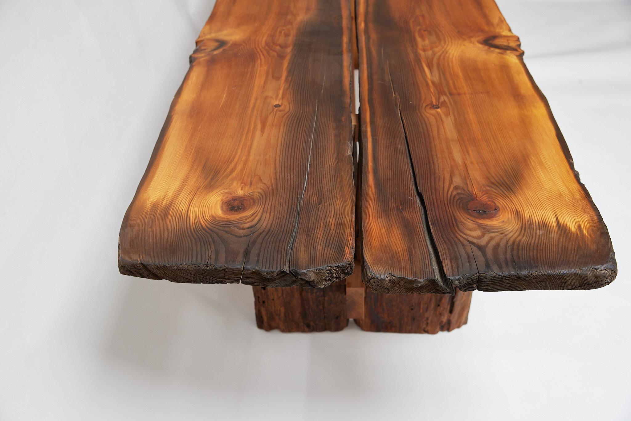 Oiled Plank Table in historical wood by Danish Fine Cabinetmaker Malte Gormsen  For Sale