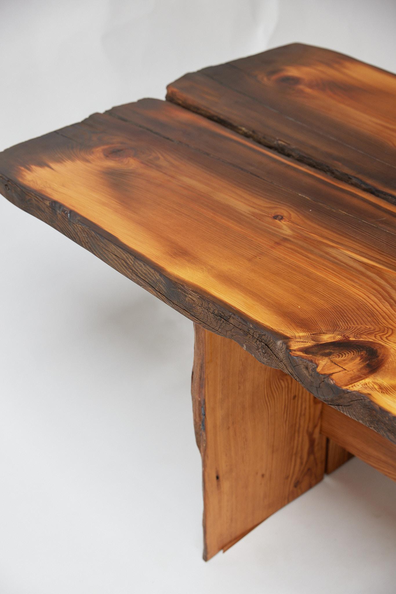 Pine Plank Table in historical wood by Danish Fine Cabinetmaker Malte Gormsen  For Sale
