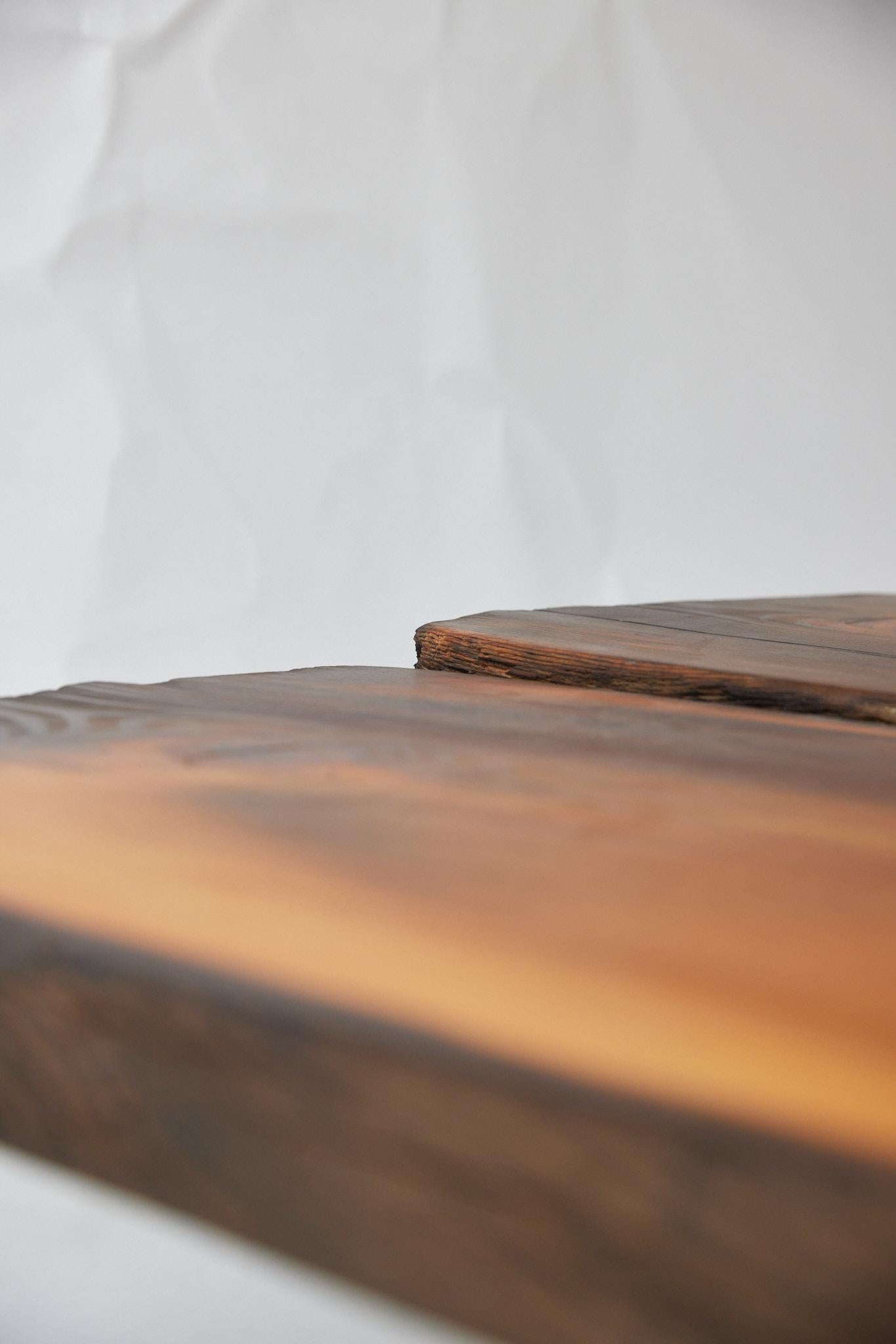 Plank Table in historical wood by Danish Fine Cabinetmaker Malte Gormsen  For Sale 1