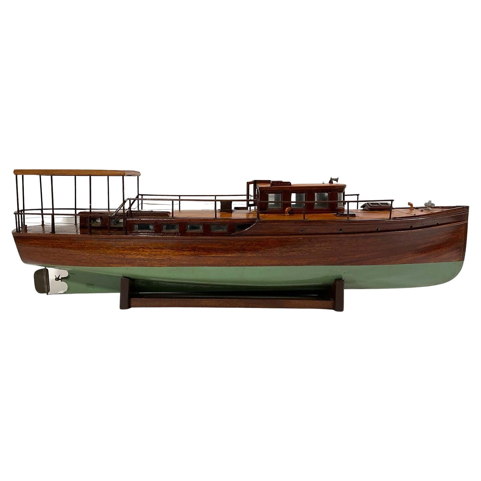 Planked Model of the 1920s Boston Yacht Islander
