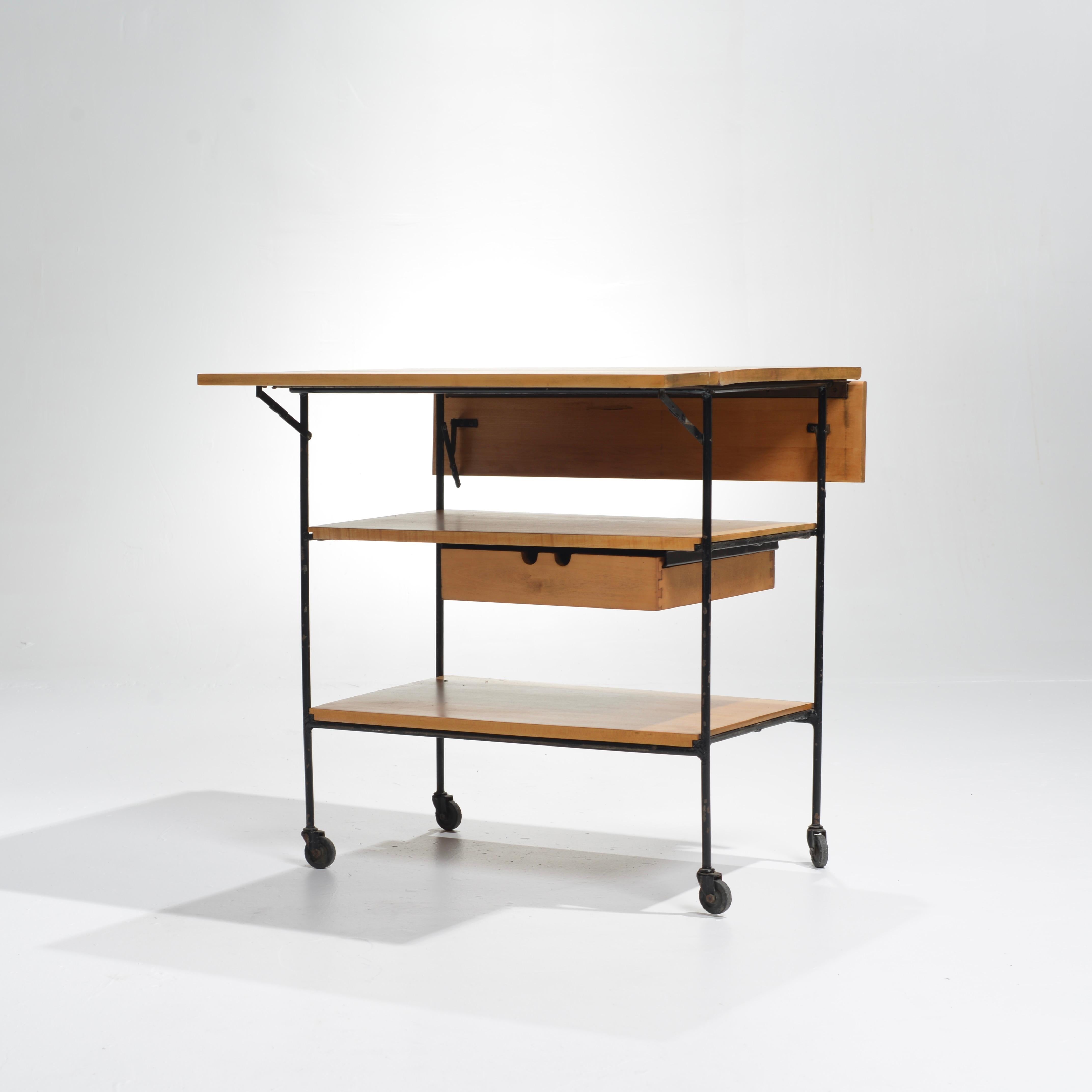 Mid-20th Century Planner Group Bar Cart Table by Paul McCobb For Sale