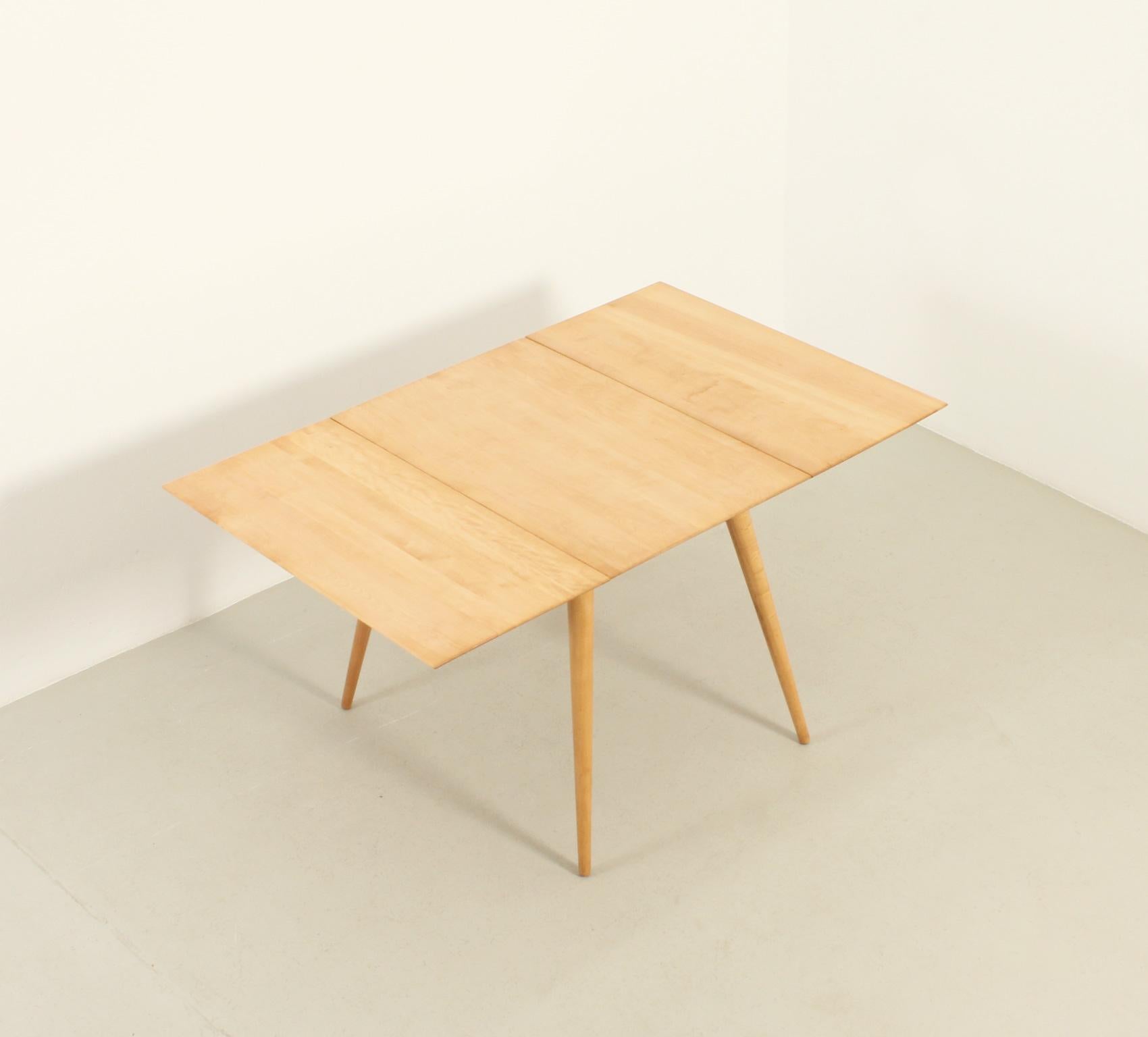 Planner Group Drop-Leaf Dining Table by Paul McCobb, USA, 1950s For Sale 9