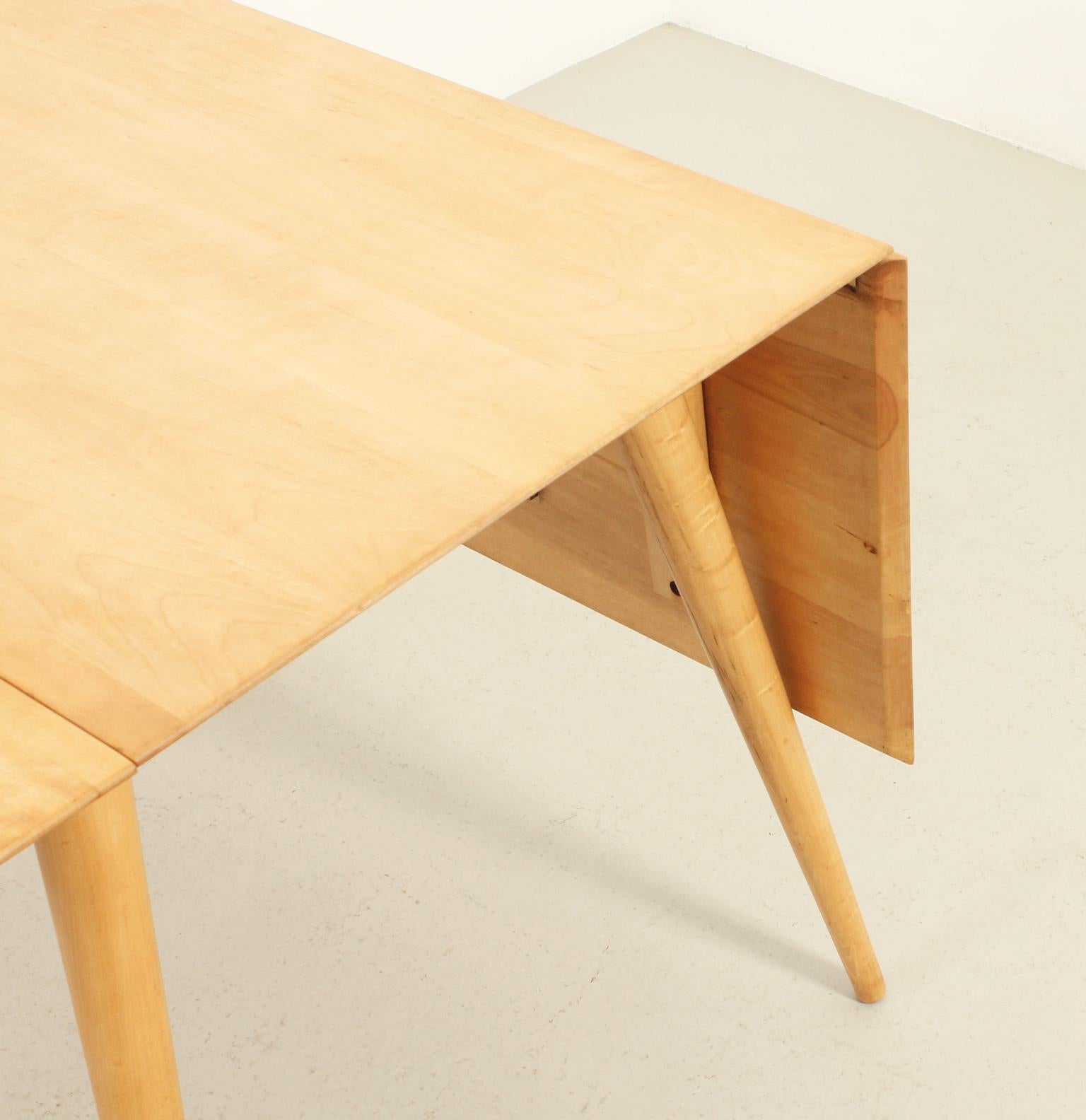 Planner Group Drop-Leaf Dining Table by Paul McCobb, USA, 1950s For Sale 2