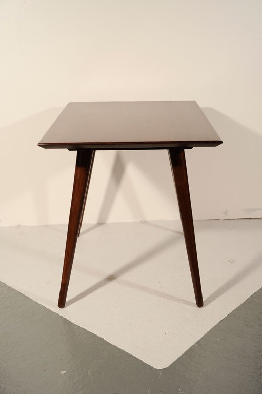 Walnut Planner Group Side Tables by Paul McCobb