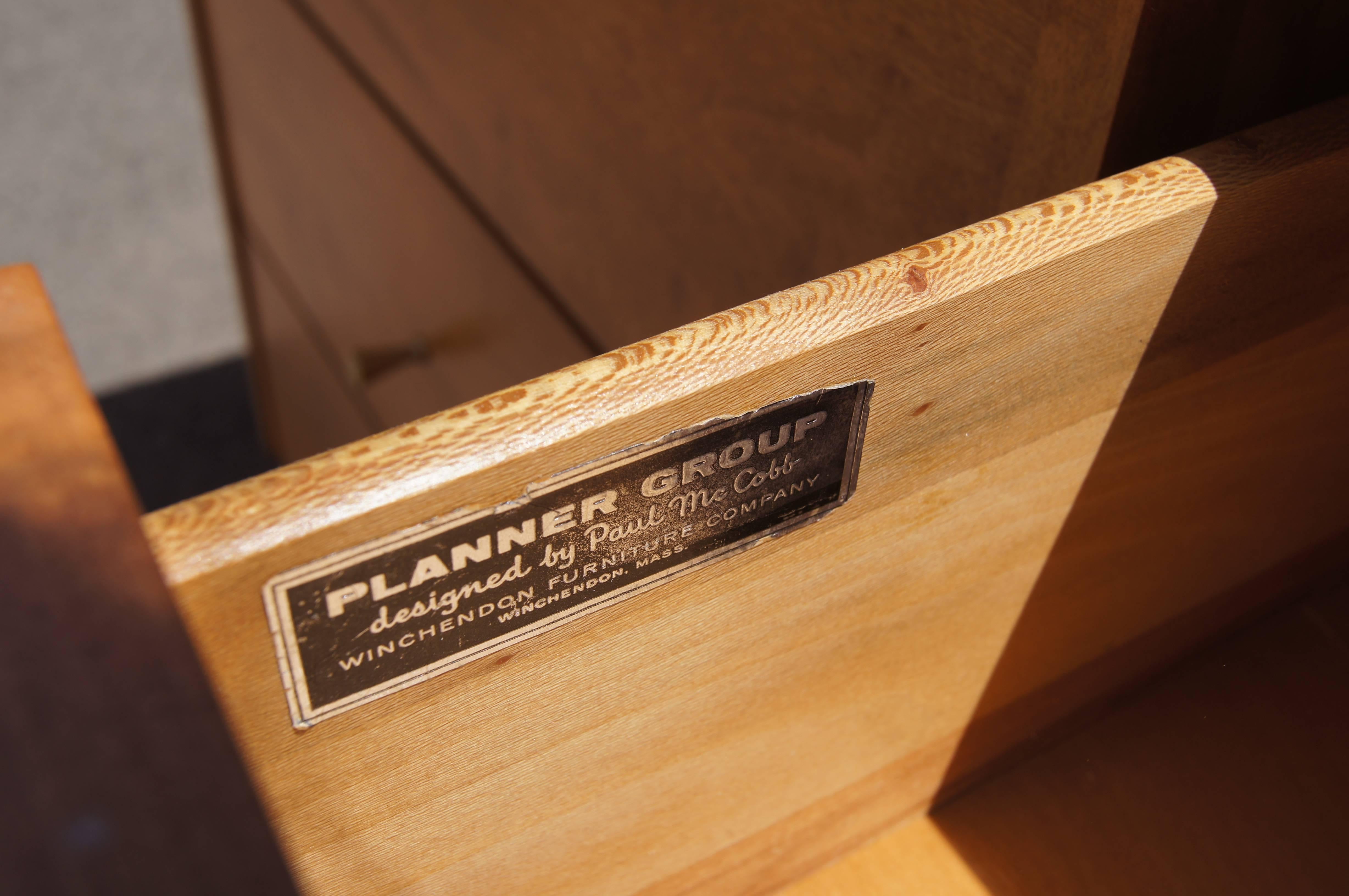 American Planner Group Six-Drawer Maple Dresser by Paul McCobb 