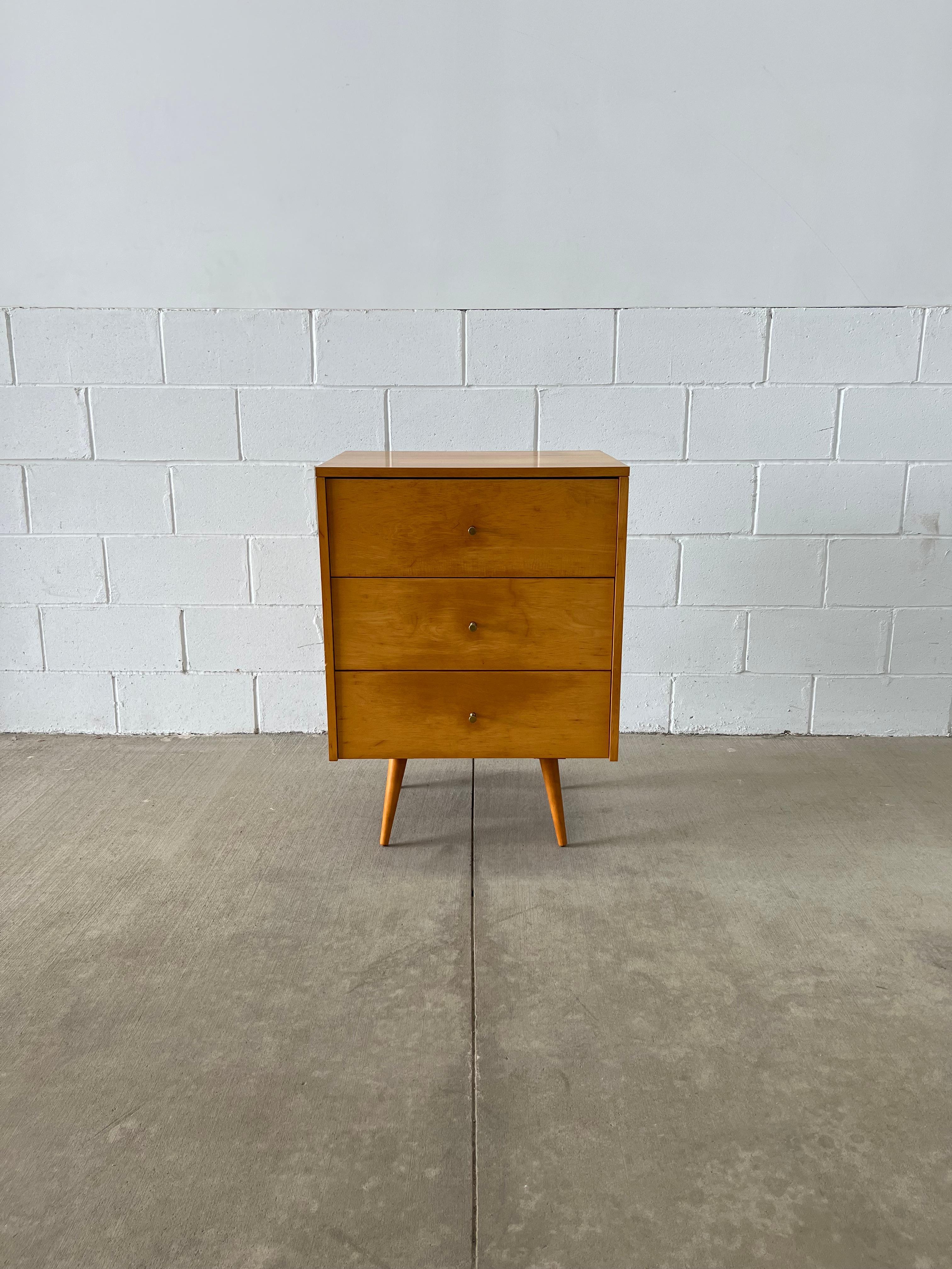 Mid-Century Modern Planner Group Three-Drawer Nightstand by Paul McCobb for Winchendon