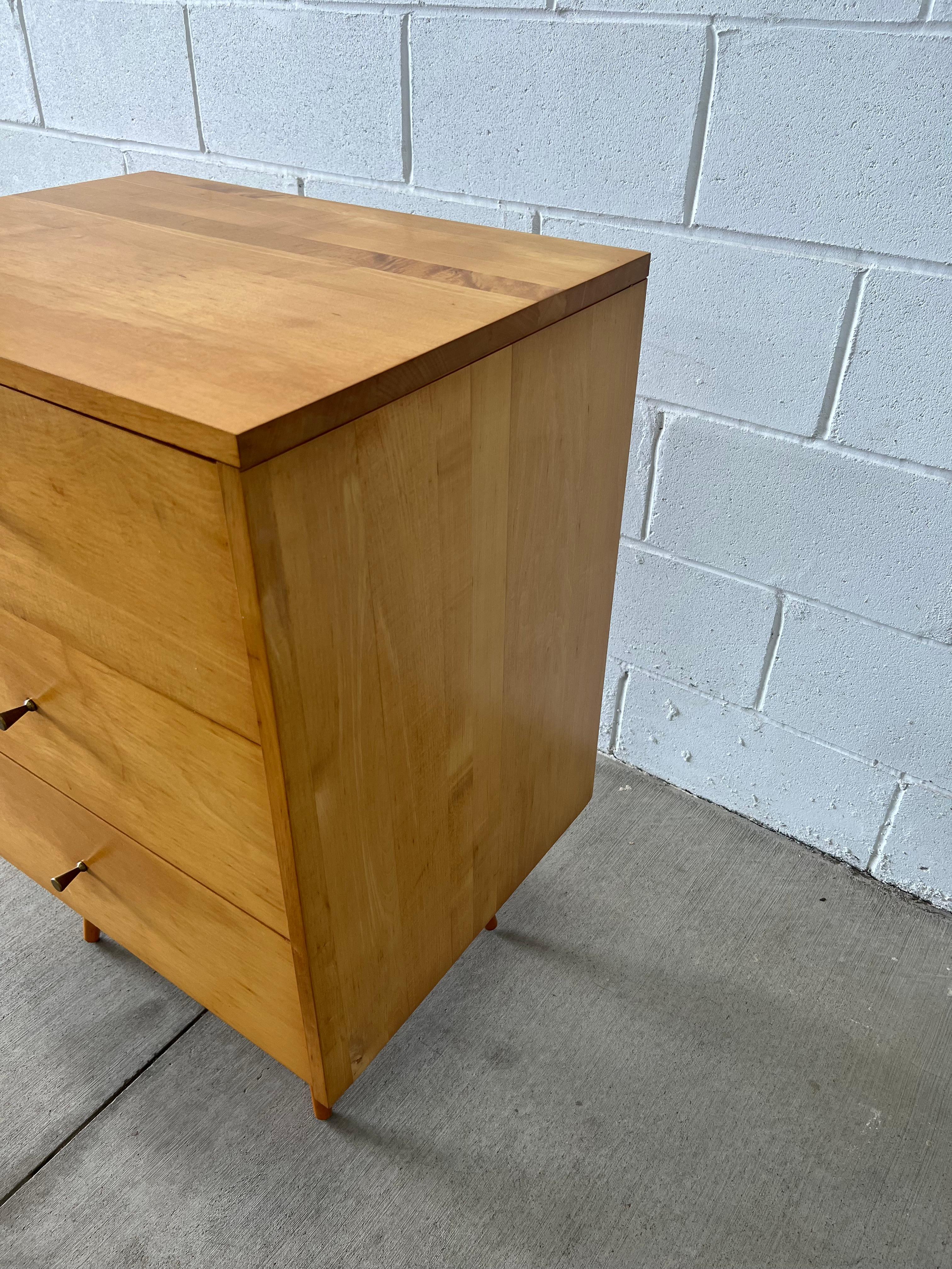 Planner Group Three-Drawer Nightstand by Paul McCobb for Winchendon In Good Condition In Saint Paul, MN