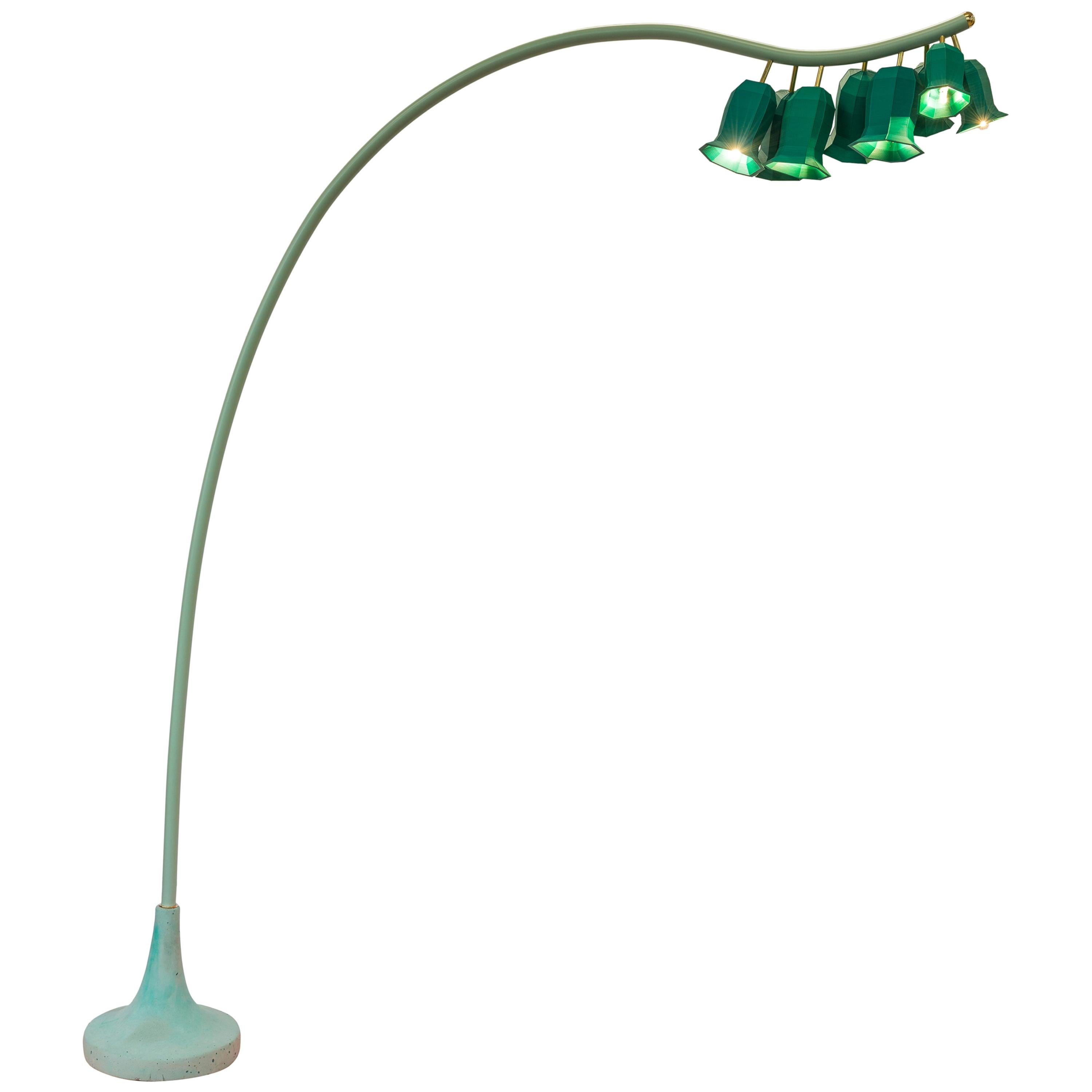 Lampe végétale Lampadaire vert
