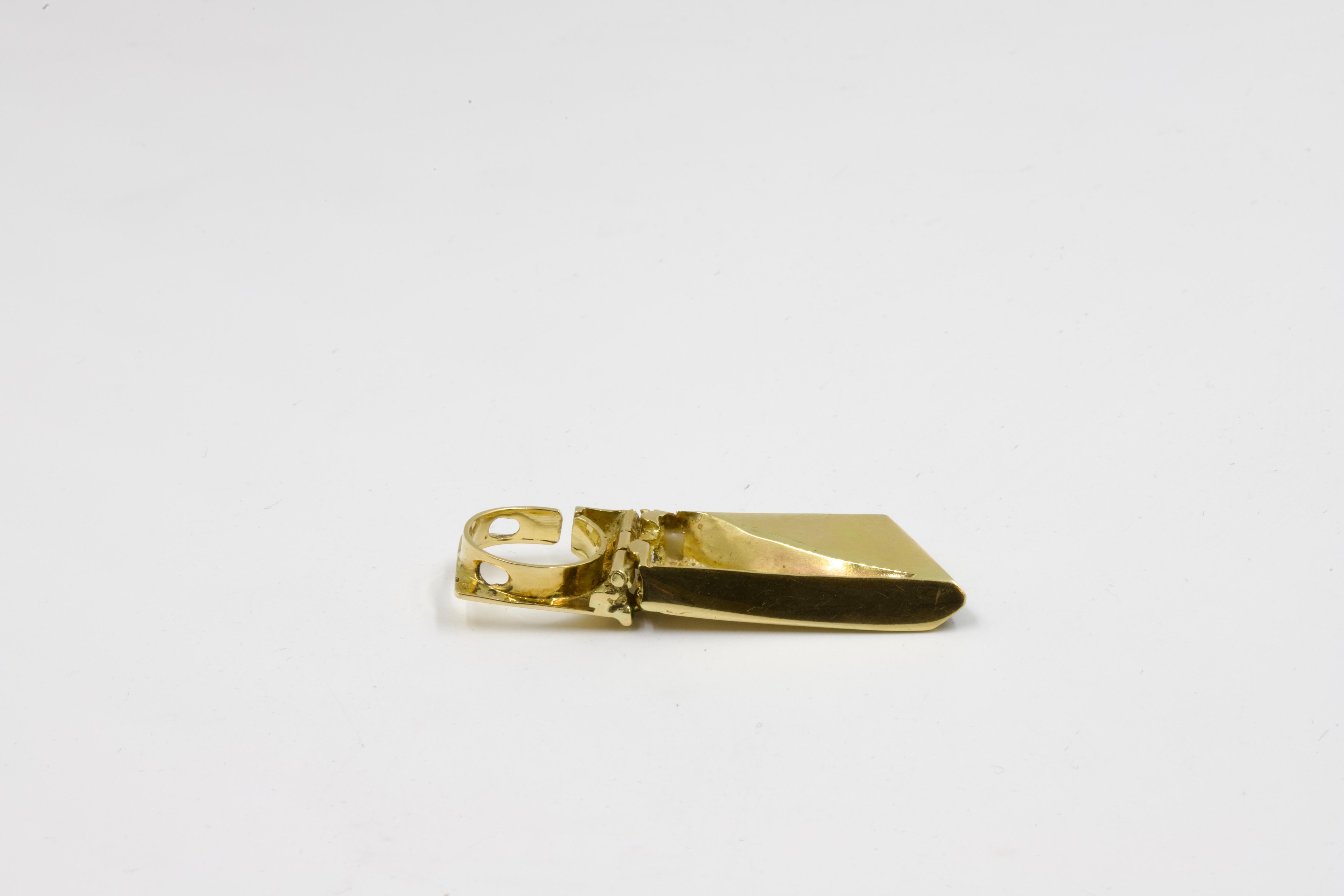 Thierry Vendome Plant Ring and Pendant For Sale 1