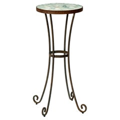 Indonesian Iron & Slate Plant Stand 