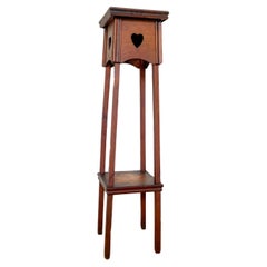 Plant Stand With Heart Shaped Detail