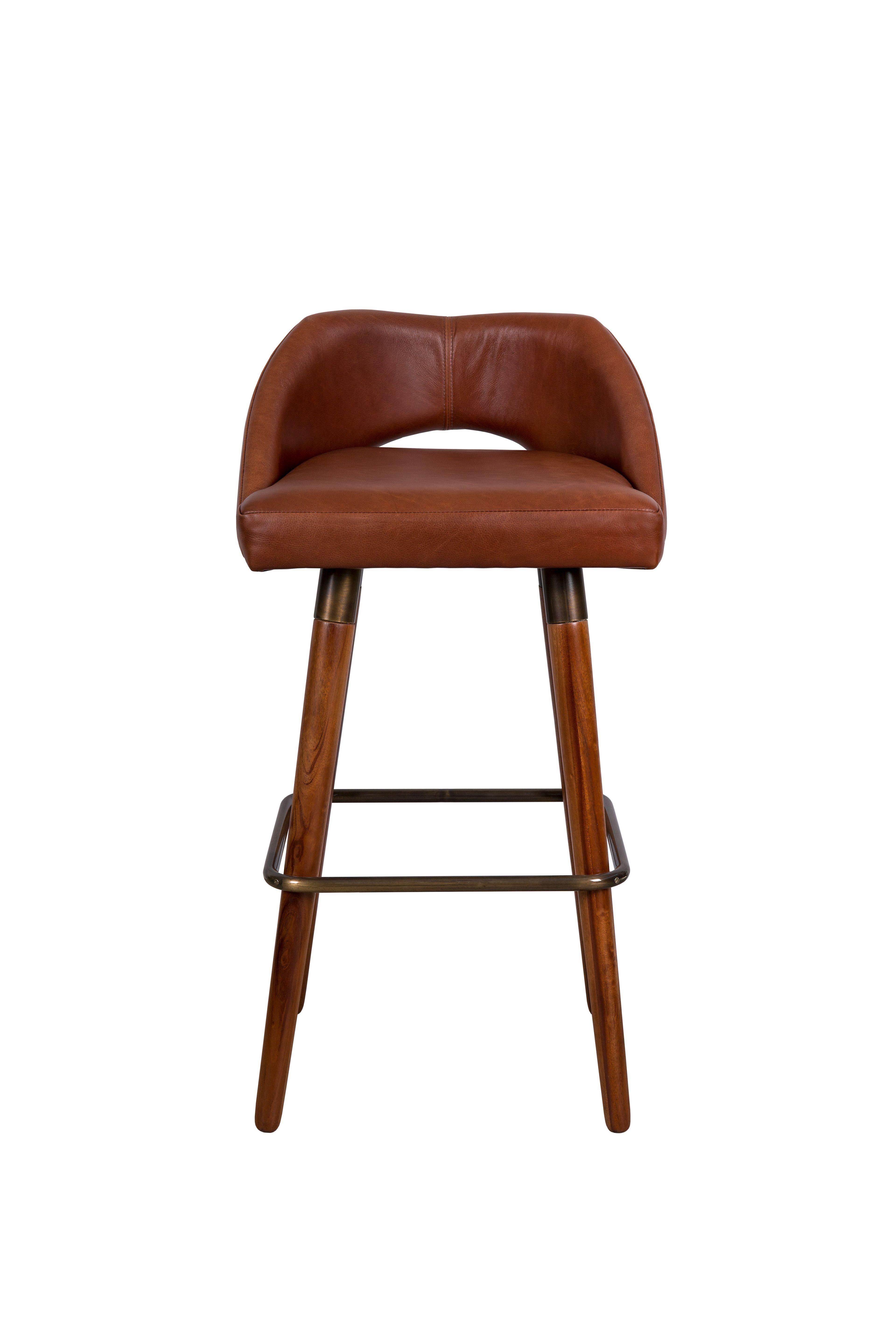 South African Plantation Bar Stool by Egg Designs For Sale