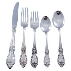 Used Plantation by Community Stainless Steel Flatware Set for 6 Service 33 Pieces