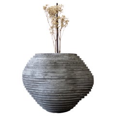 Planter 003 - Custom in White & 17" diameter x 20-21" height