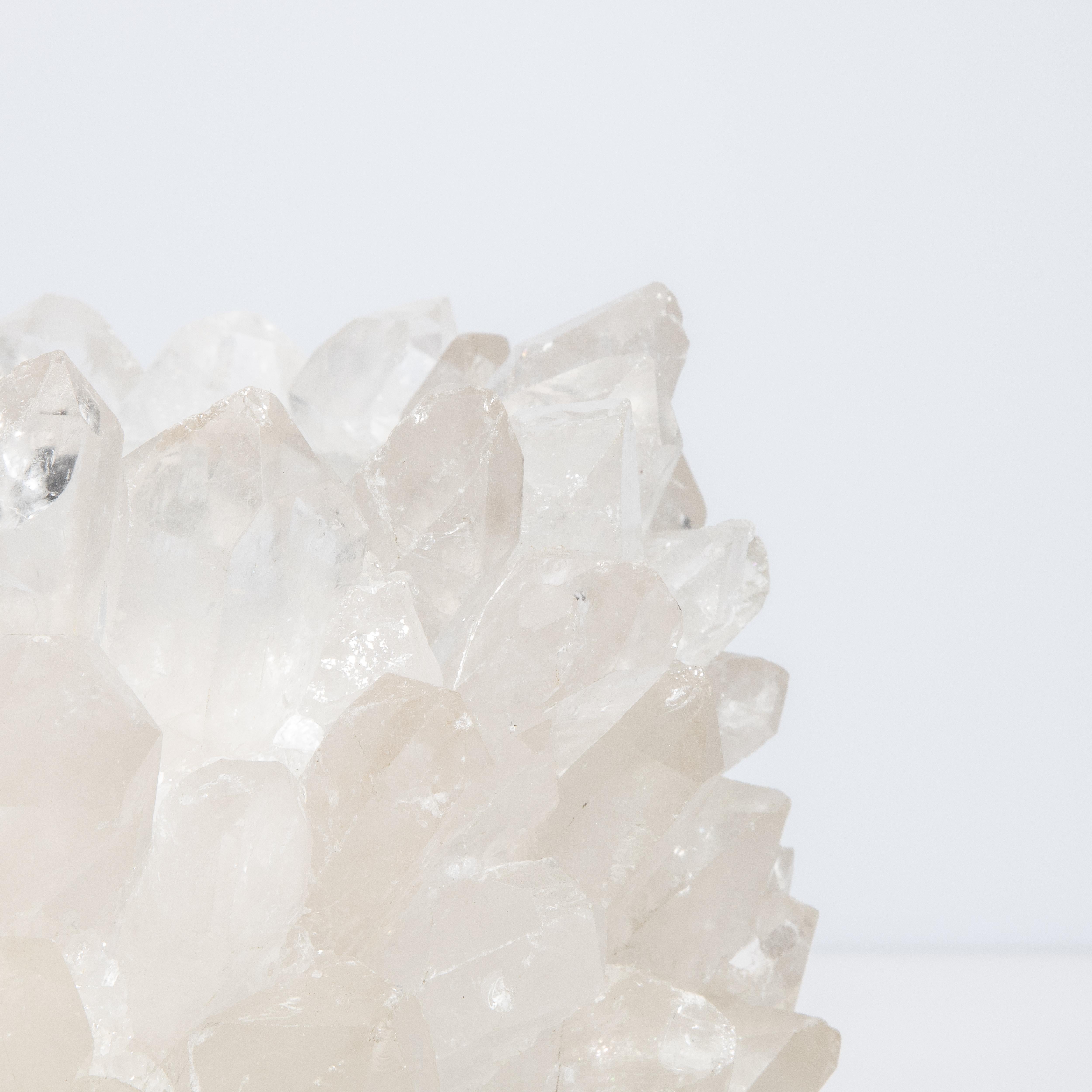 Planter Bowl Classic in Clear Quartz For Sale 1
