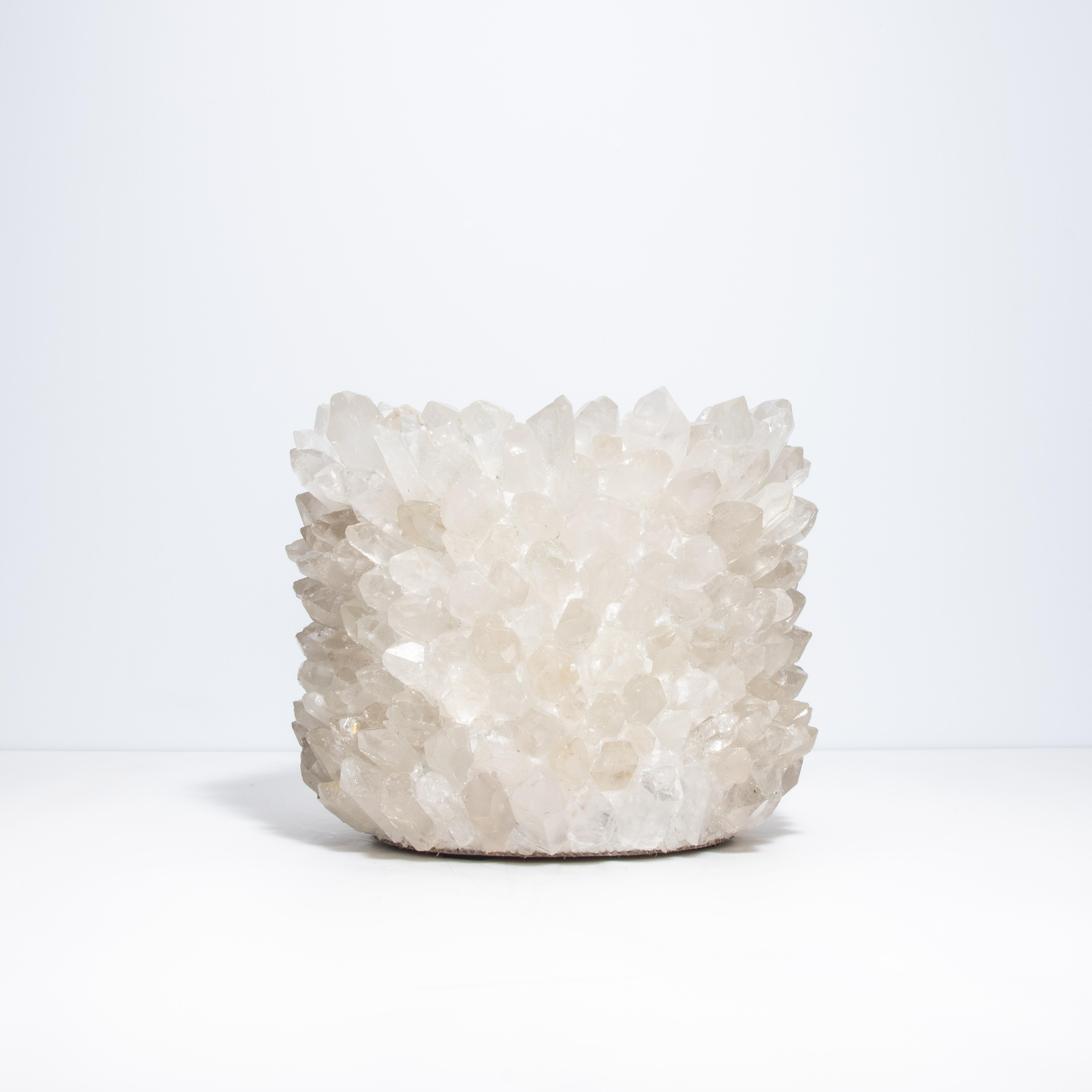 American Planter Bowl Grande in Clear Quartz