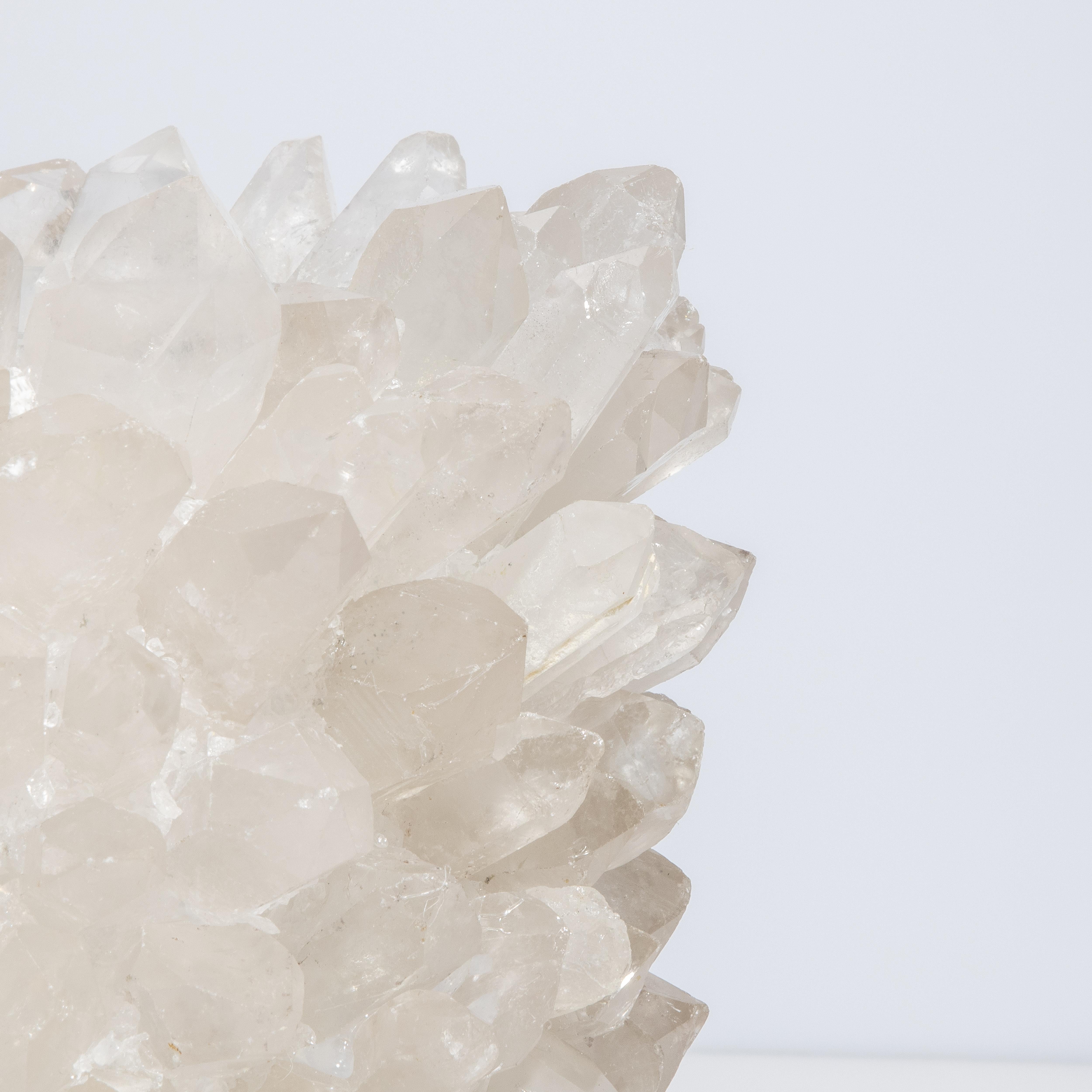 Contemporary Planter Bowl Grande in Clear Quartz