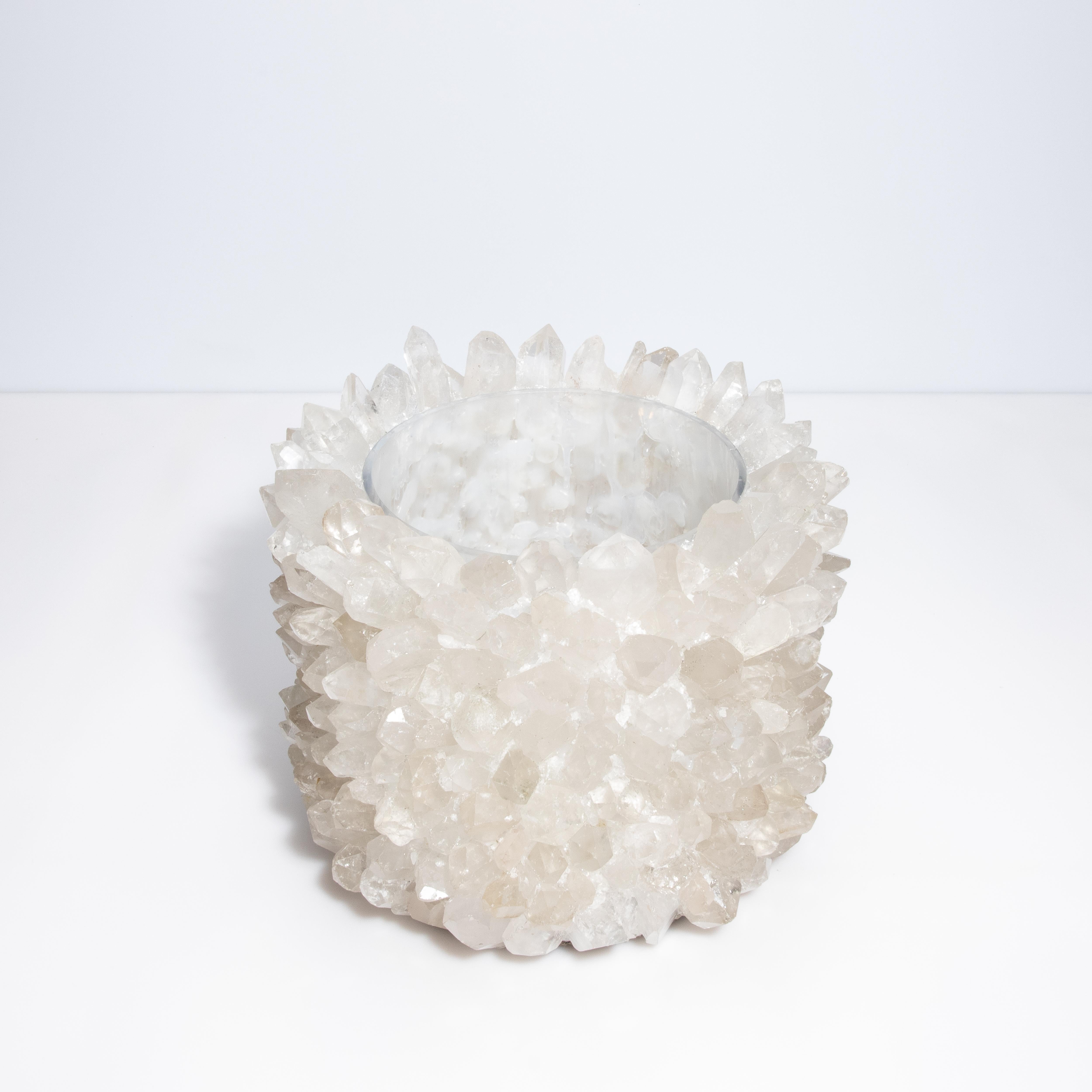 Planter Bowl Grande in Clear Quartz 1