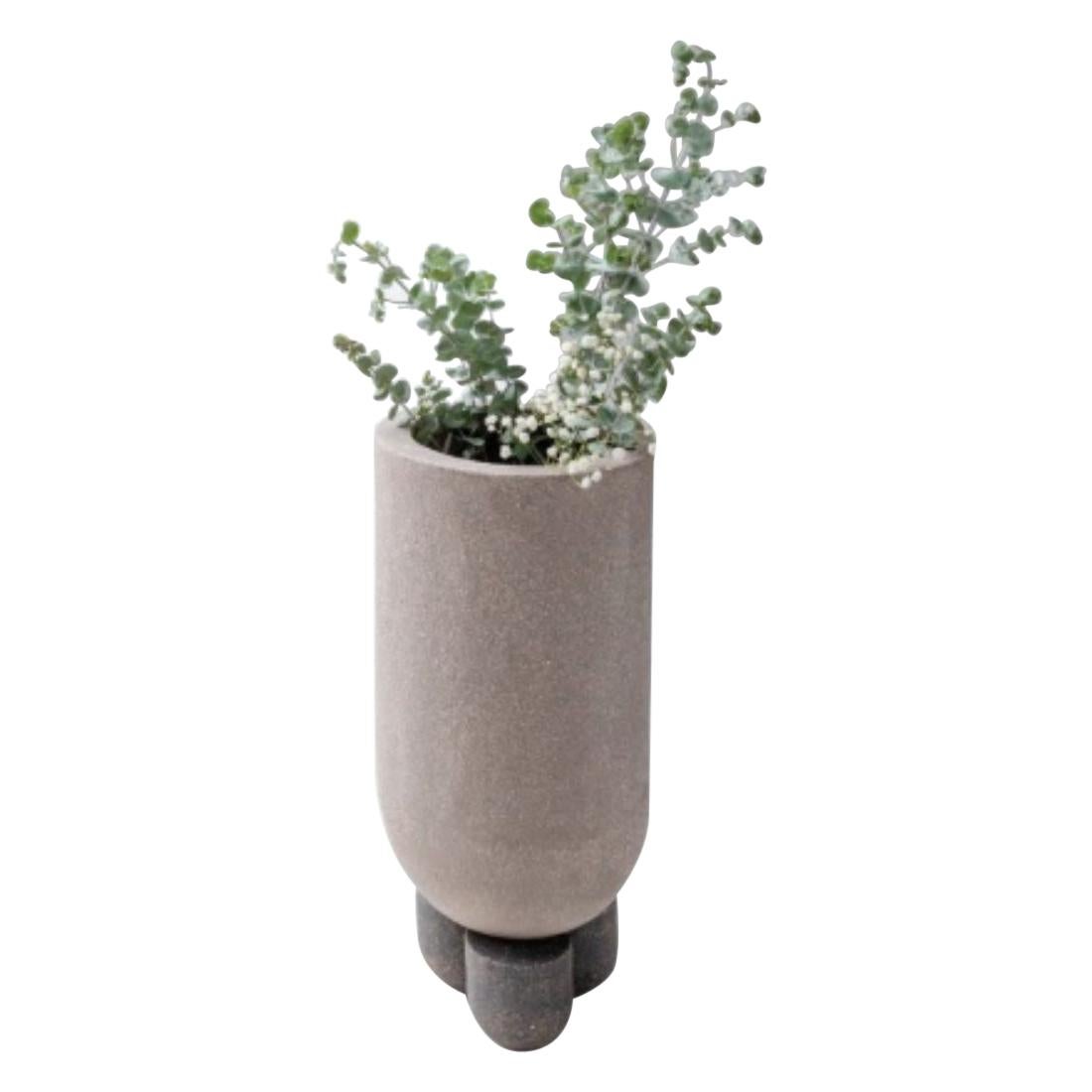 Planter Clay Vase by Lisa Allegra For Sale