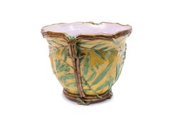 Planter Decorated with Flowers and Bamboo Branches, Minton, England