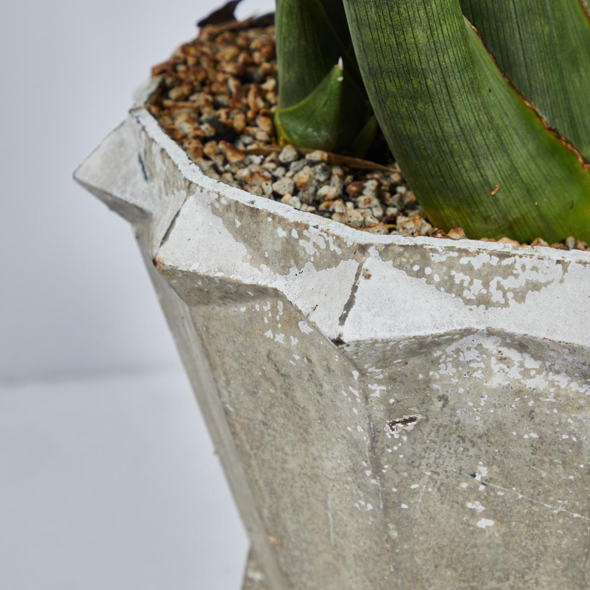 Late Victorian 19th Century Enameled Metal Planter