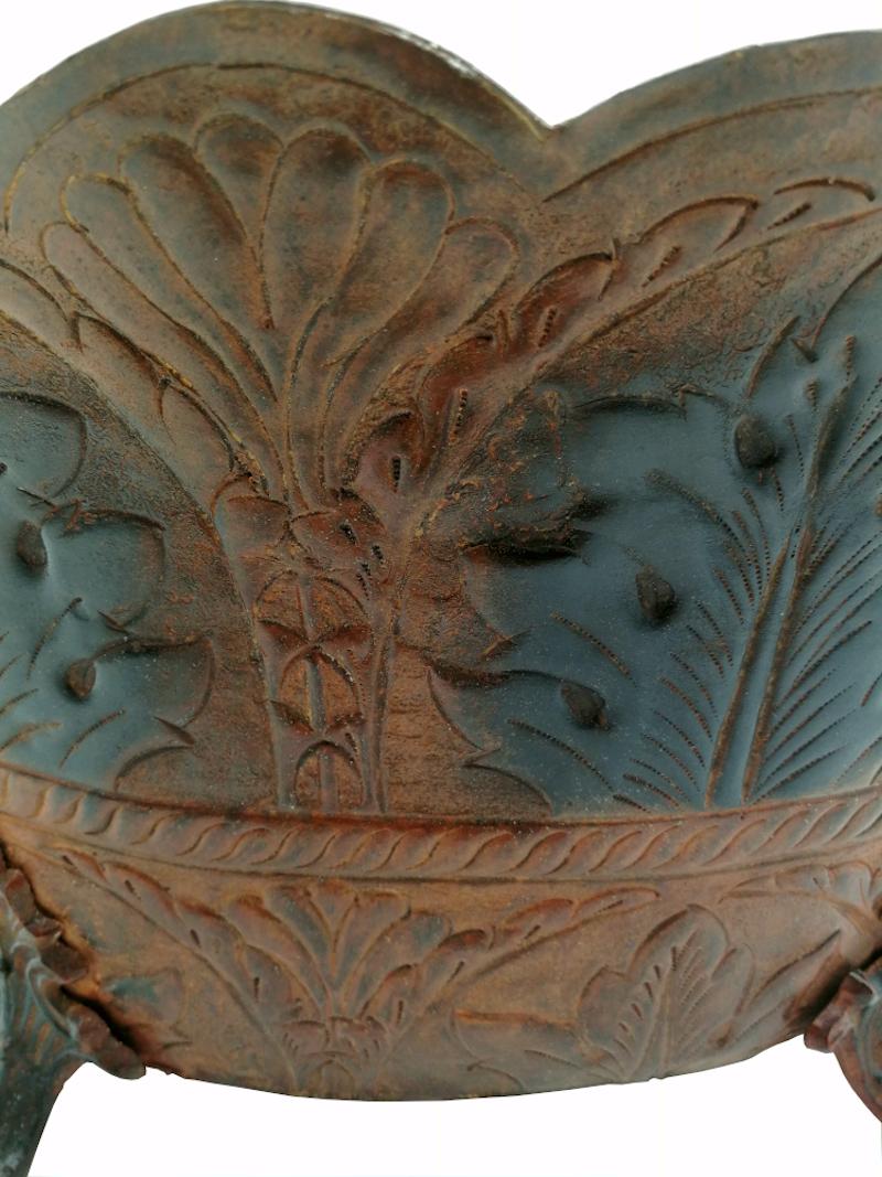 20th Century Planter in Metal Art Nouveau For Sale