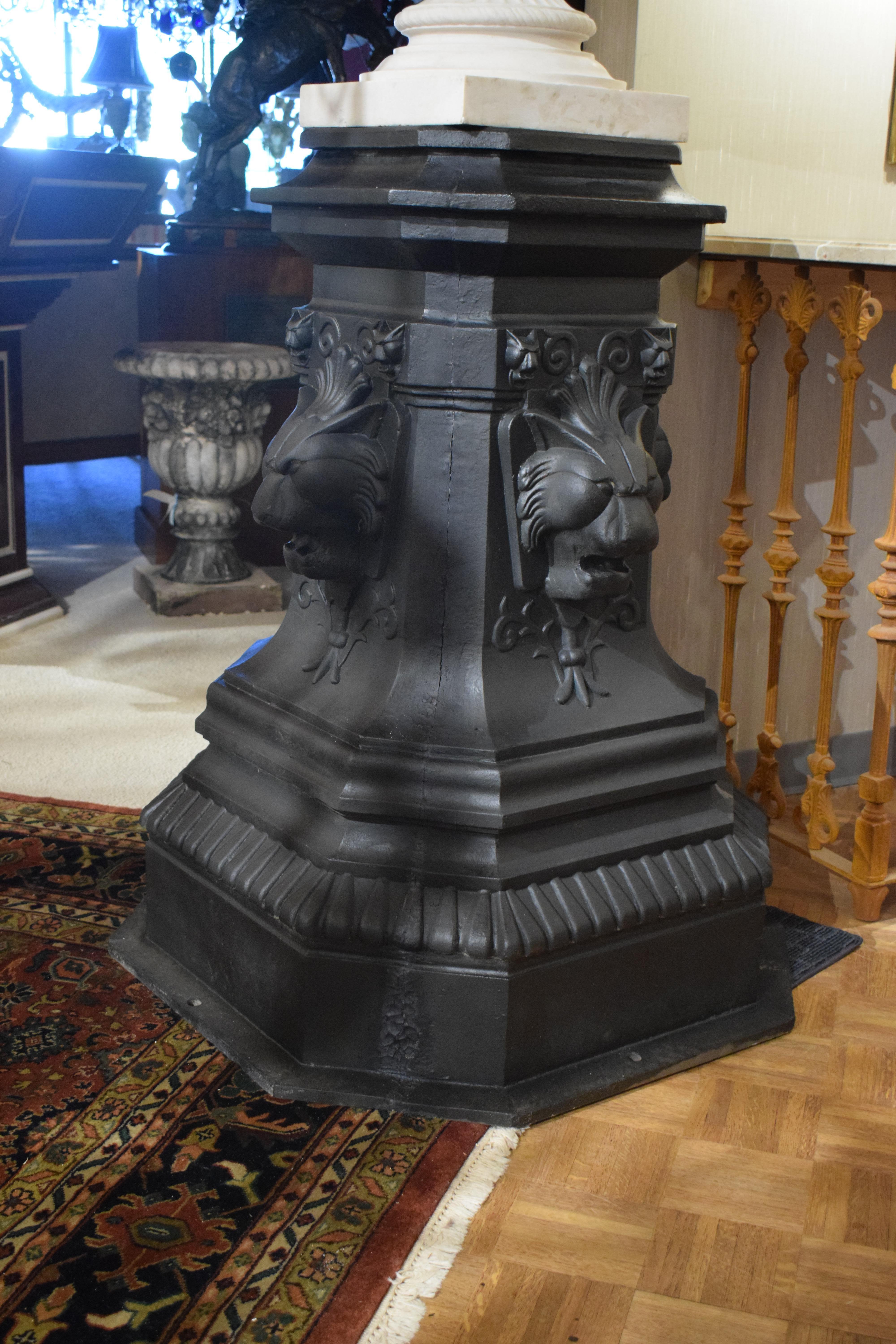 A Very Impressive Planter on Iron Pedestal For Sale 2