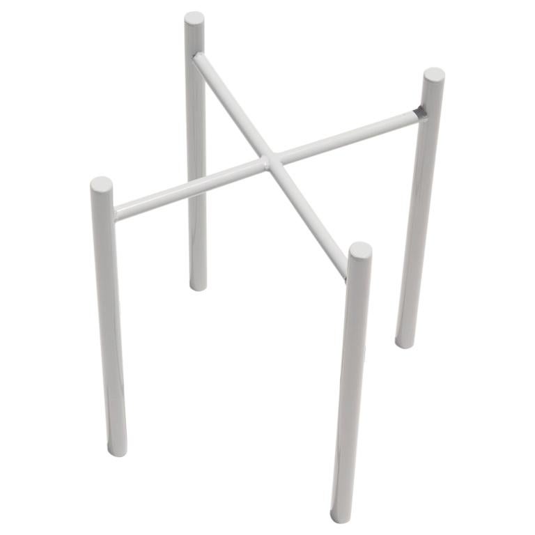 Planter Stand, Pale Gray For Sale